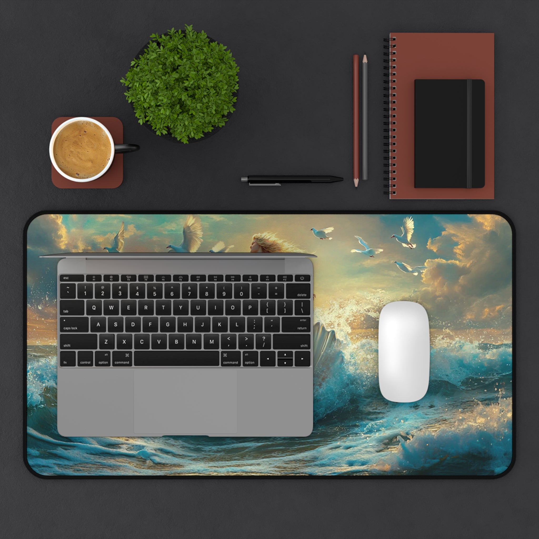 Aphrodite desk mat — full product view