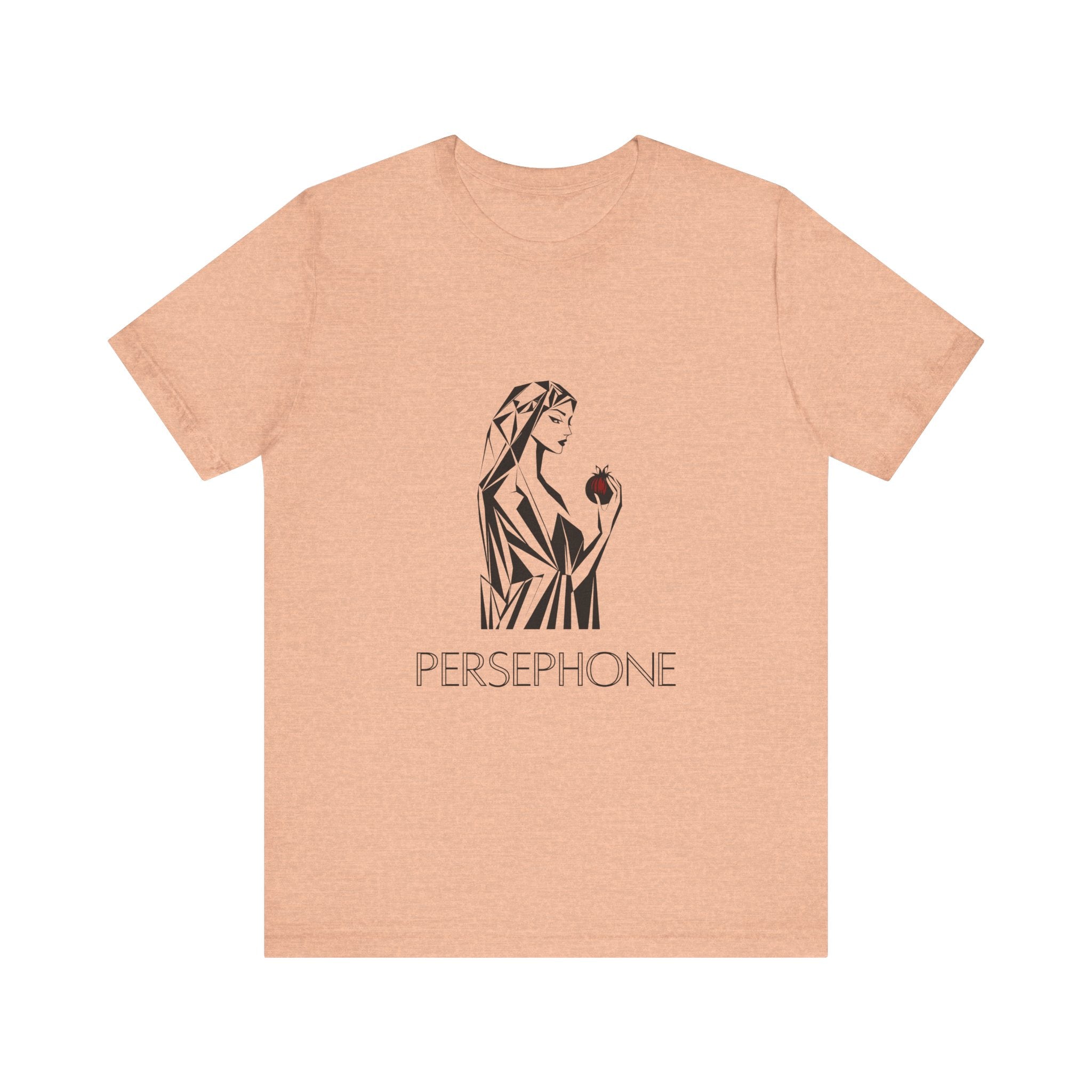 Persephone t-shirt — close-up of the printed artwork