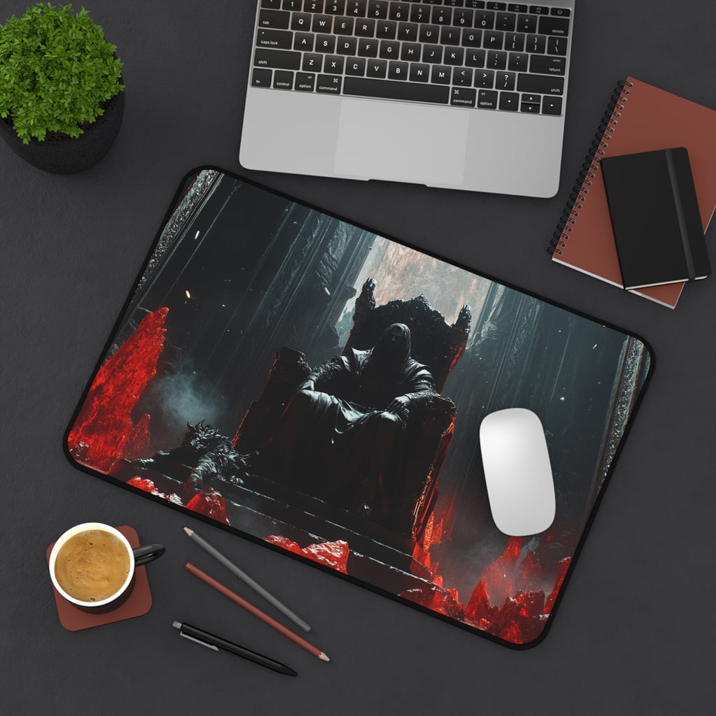 Hades Greek Mythology design printed on a desk mat