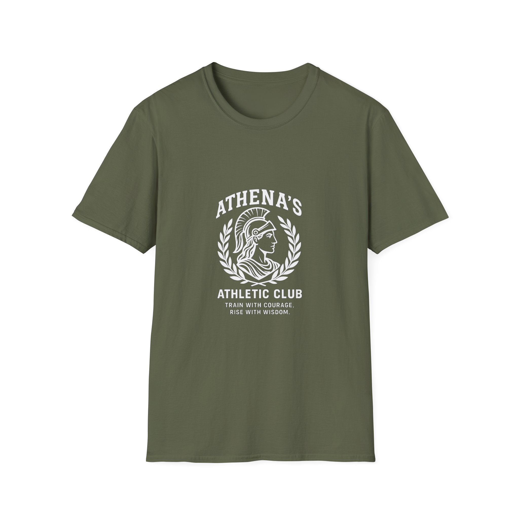 Athena t-shirt — close-up of the printed artwork