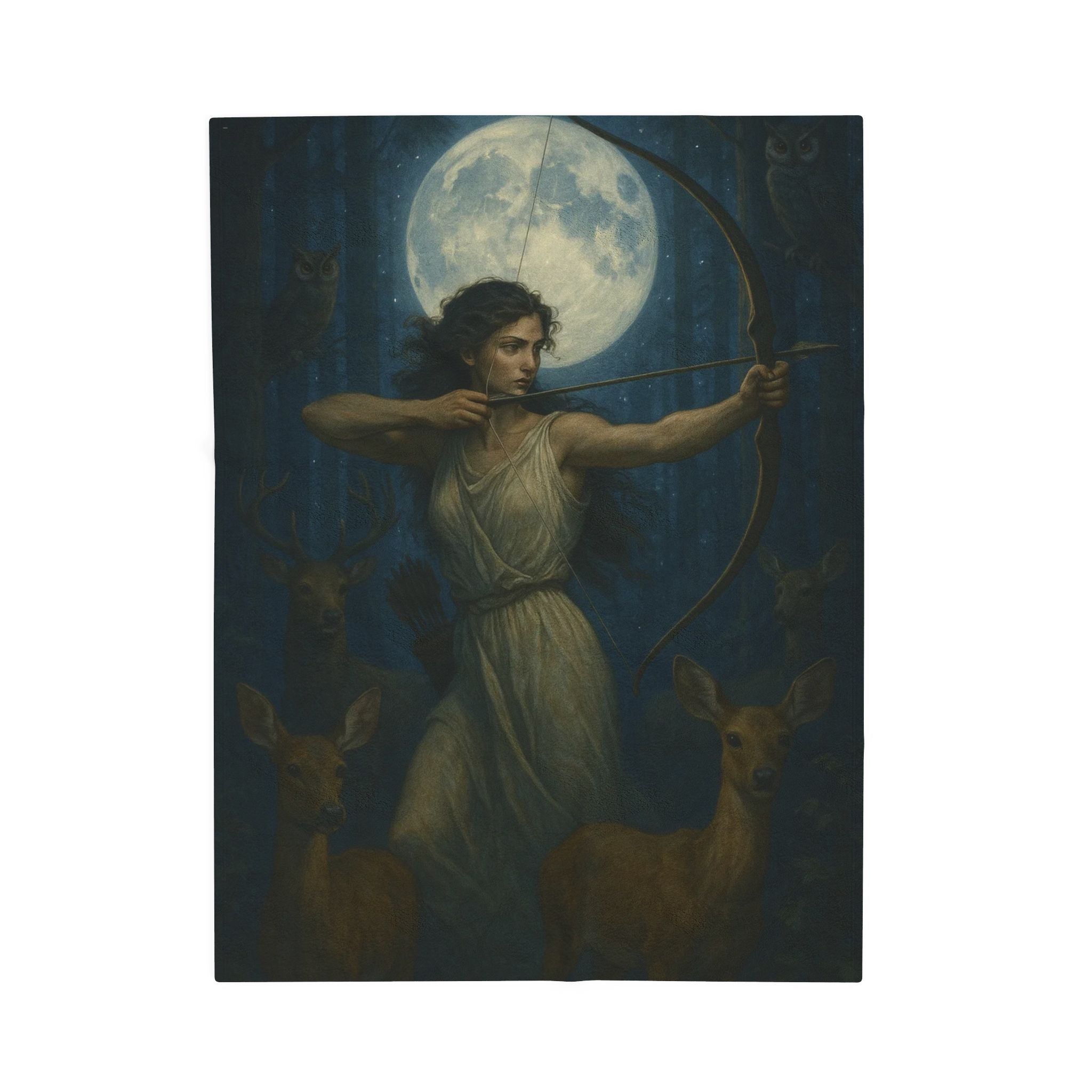 Artemis plush blanket — shown from another angle