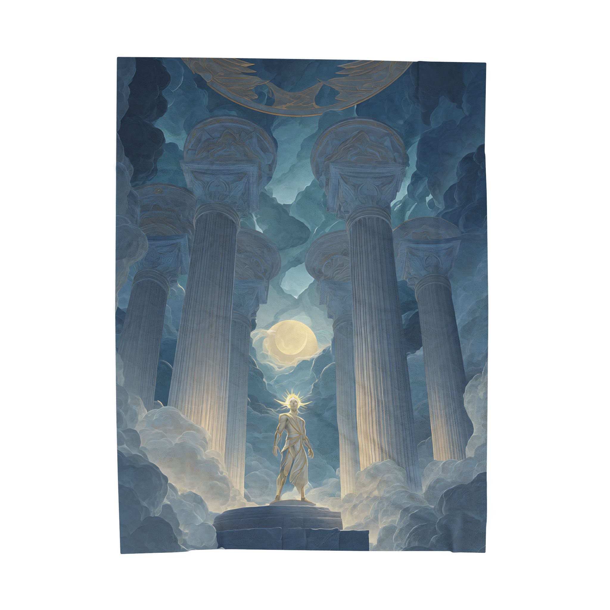 Thoth Egyptian Mythology design printed on a plush blanket