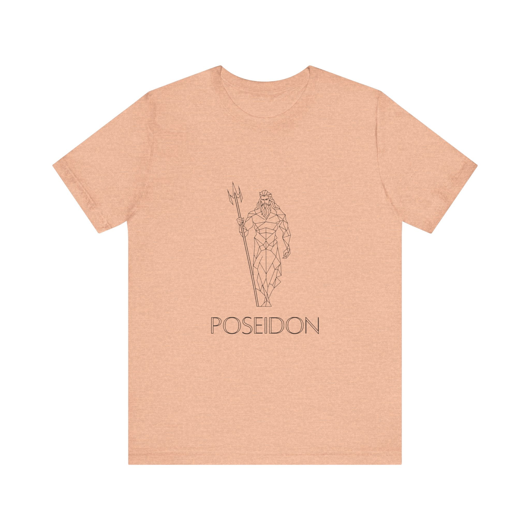 Poseidon t-shirt — close-up of the printed artwork