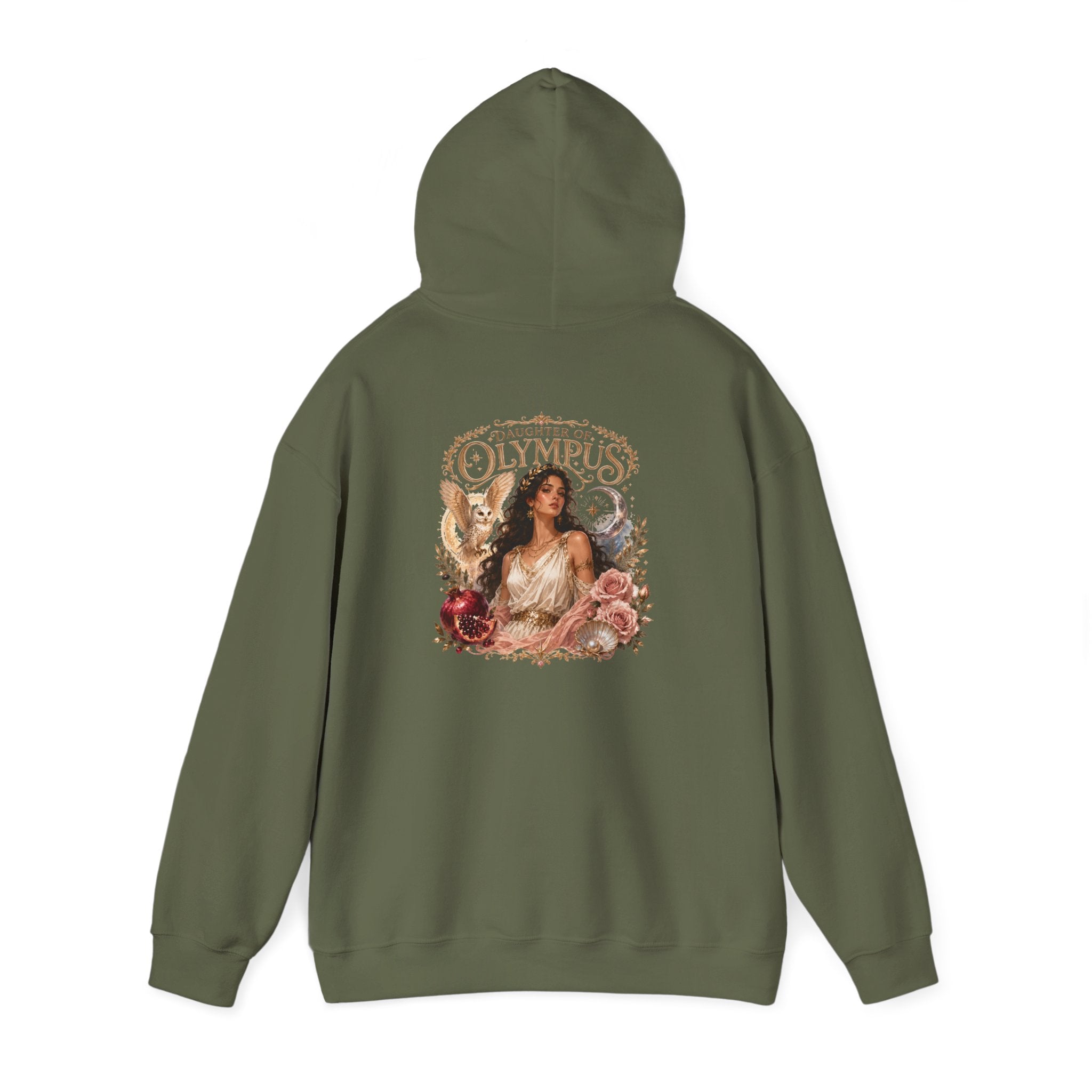 Mount Olympus hoodie — shown from another angle