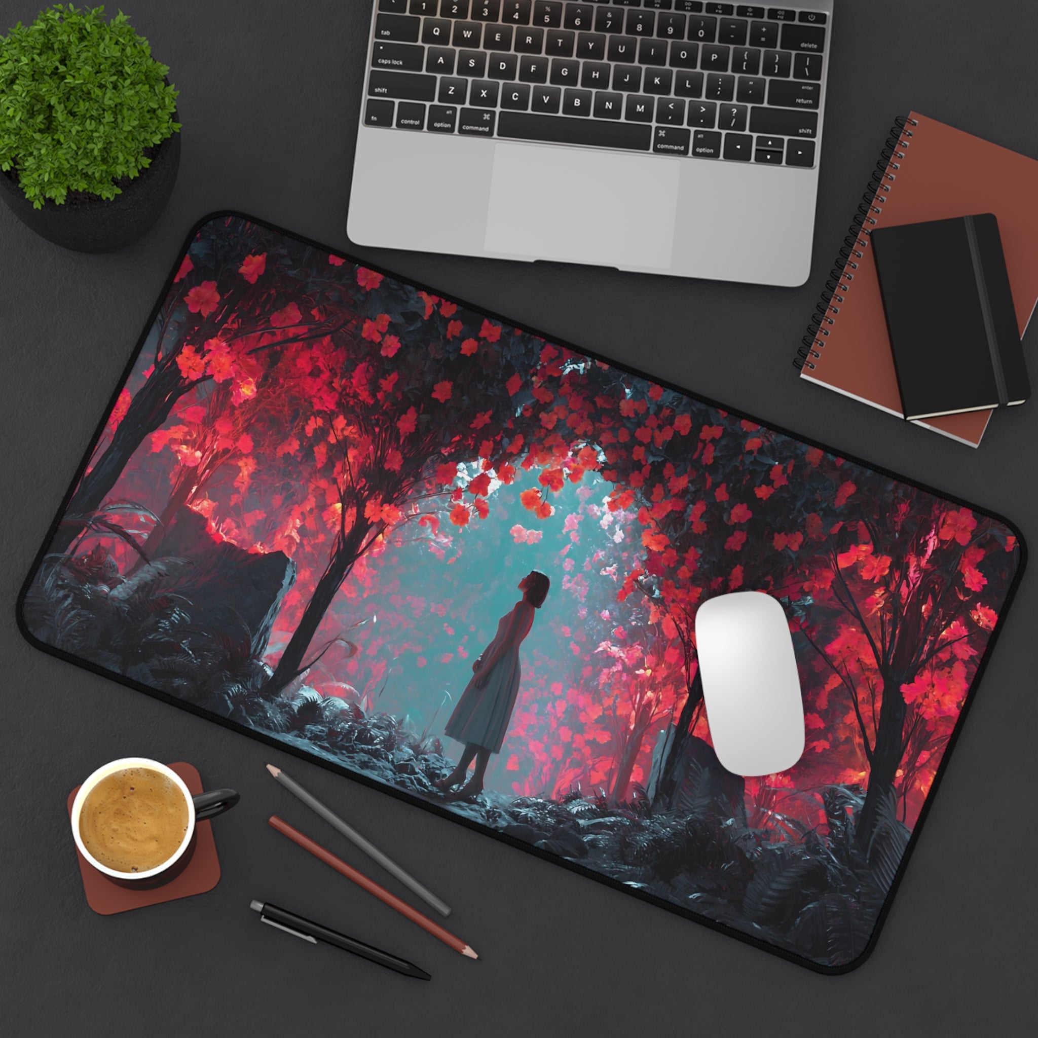 Persephone desk mat — full product view