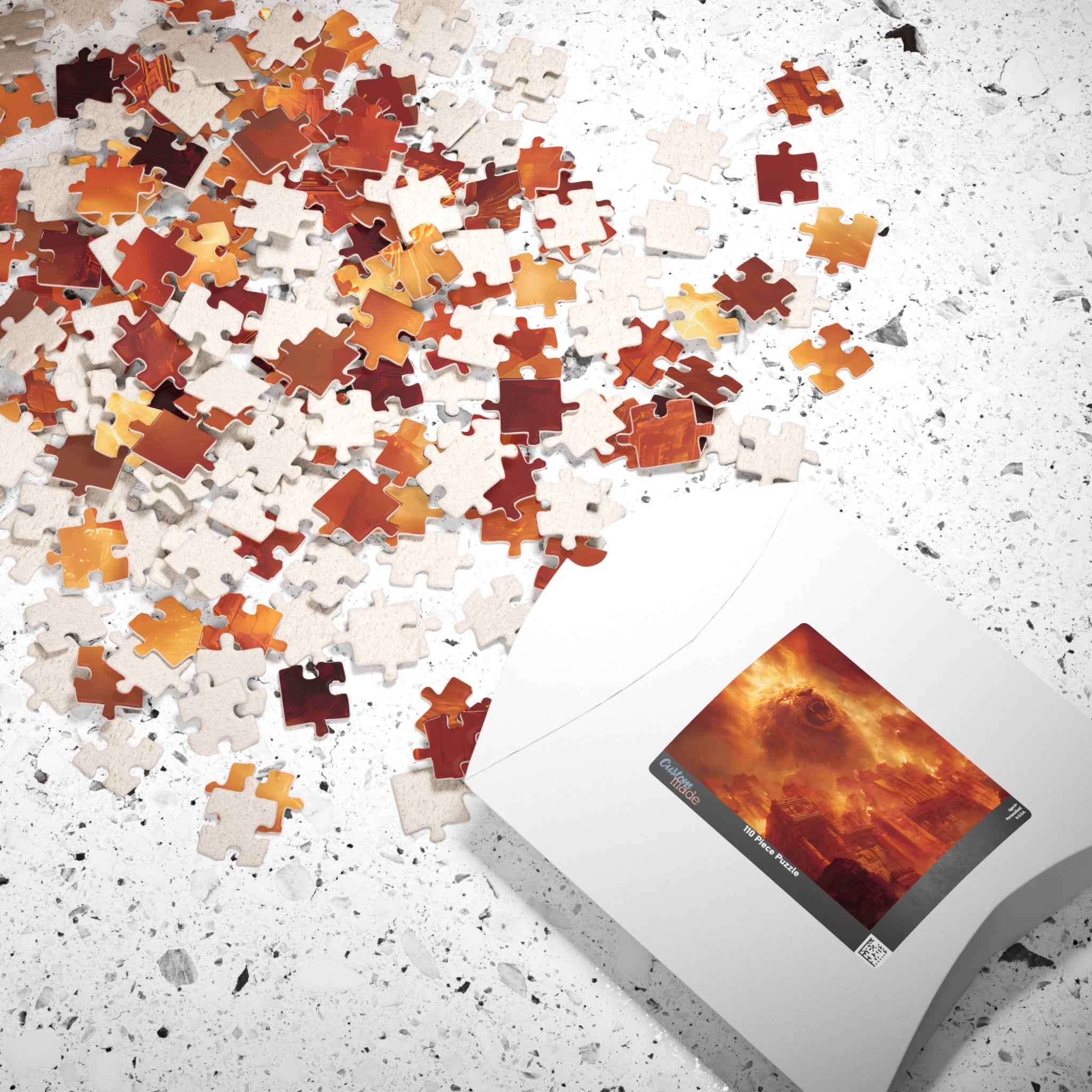 Sekhmet jigsaw puzzle — shown from another angle