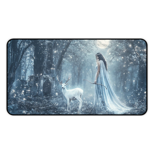 Artemis Greek Mythology design printed on a desk mat