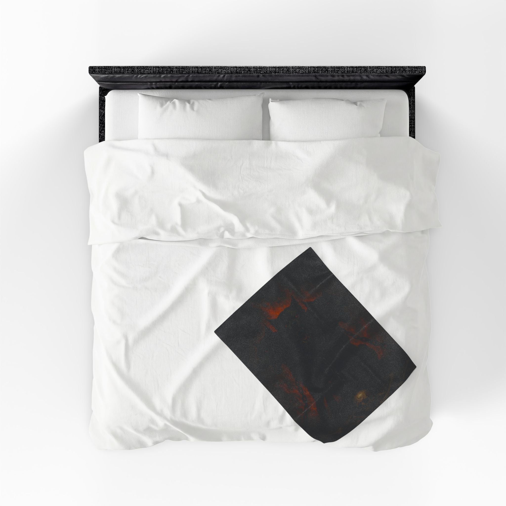 Cerberus plush blanket — full product view