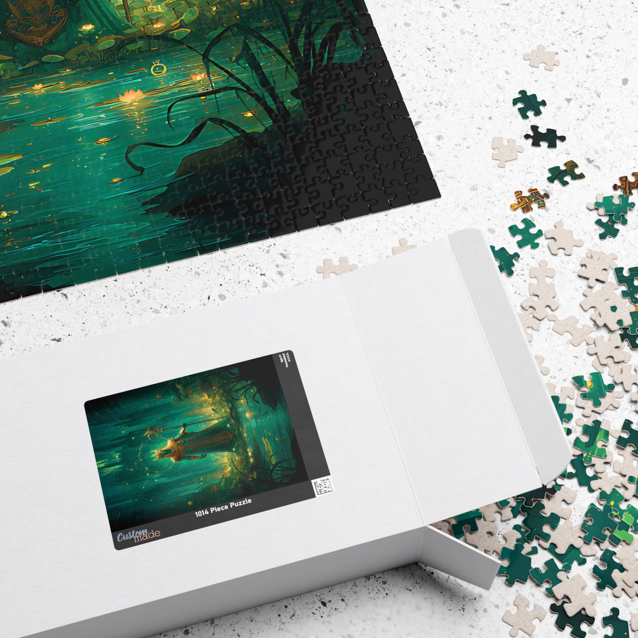 Osiris jigsaw puzzle — shown in a styled setting