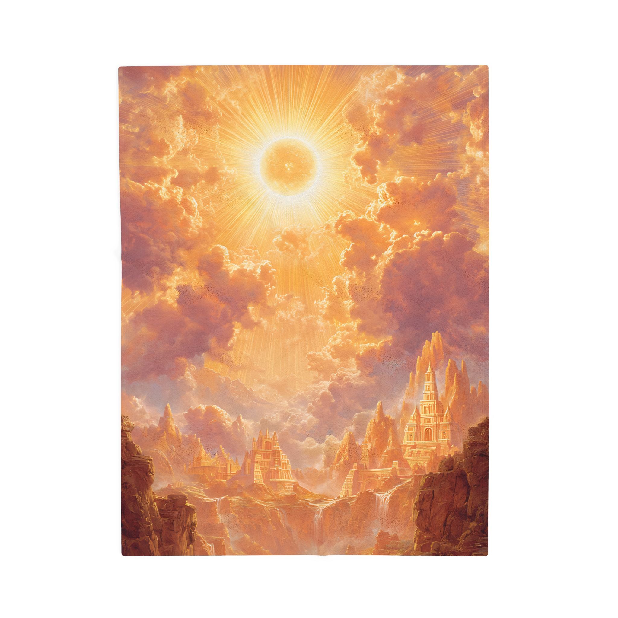 Ra plush blanket — shown from another angle