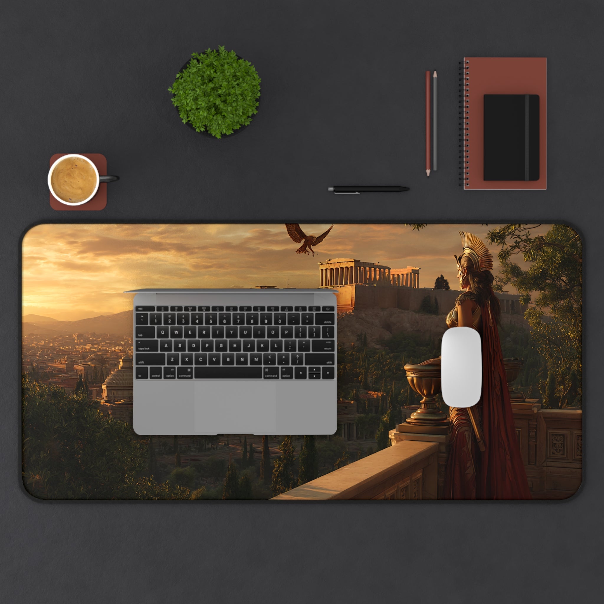 Athena desk mat — shown from another angle