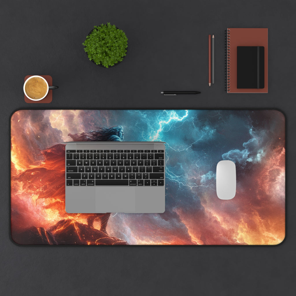 Zeus desk mat — design detail