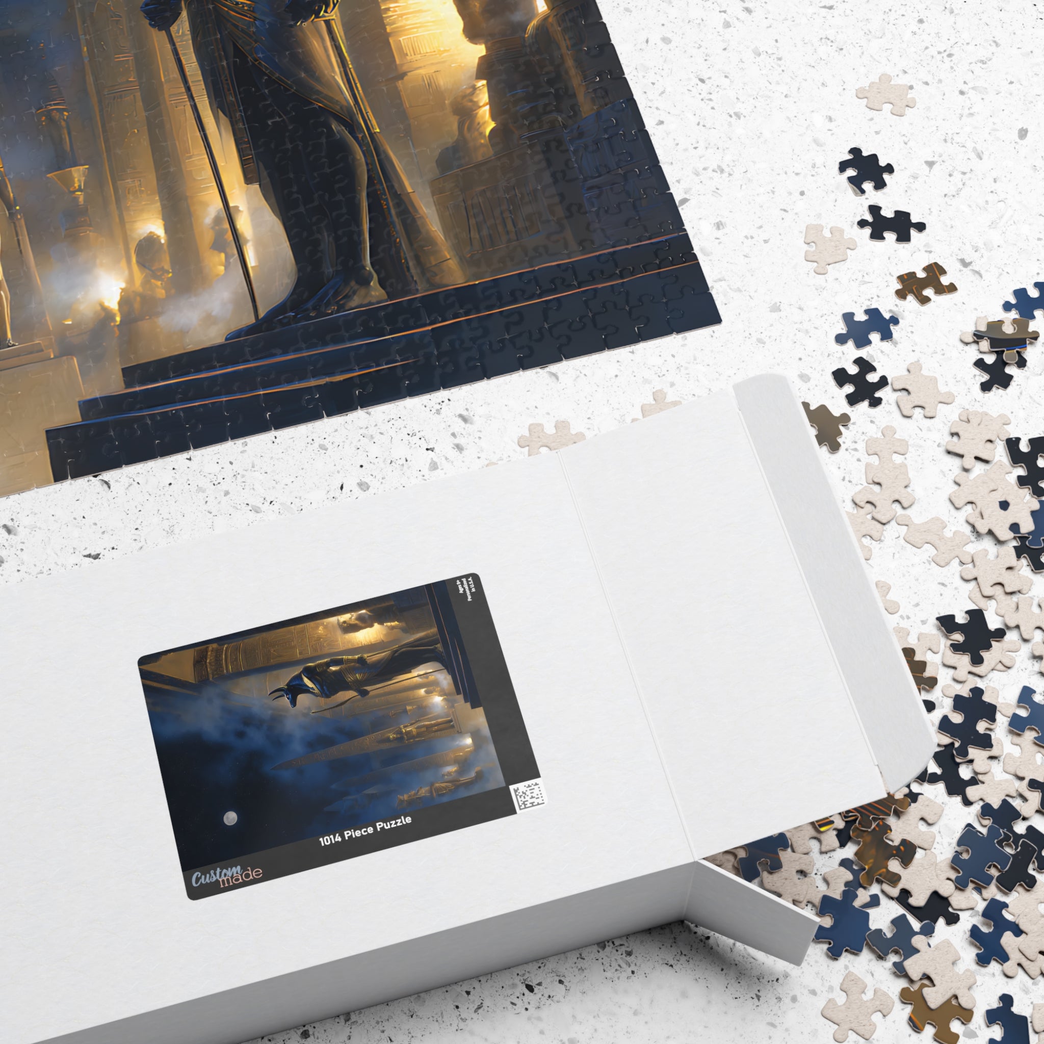 Anubis jigsaw puzzle — design detail