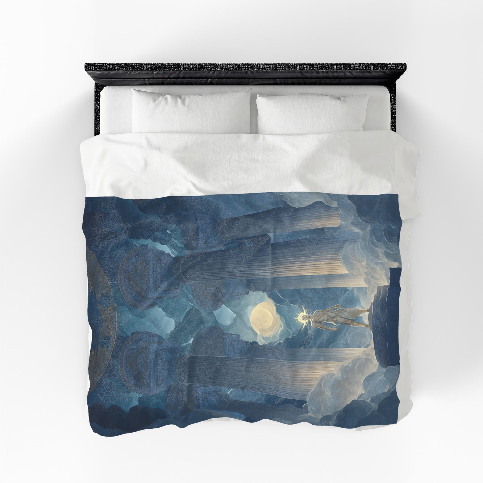 Thoth plush blanket — design detail