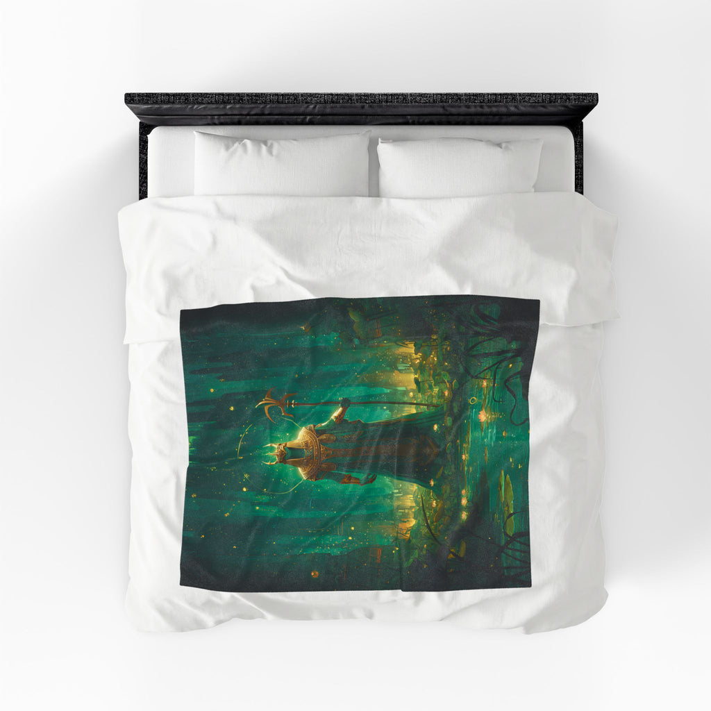 Osiris plush blanket — design detail