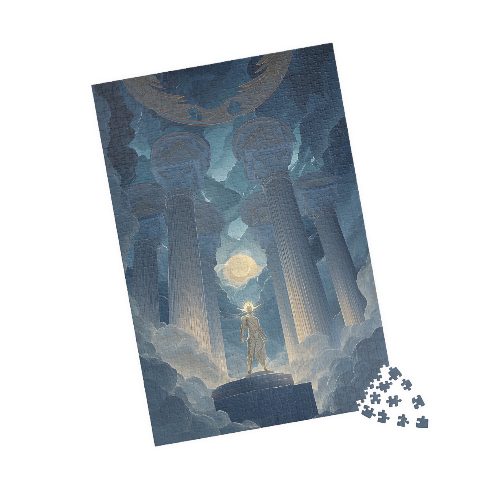 Thoth Egyptian Mythology design printed on a jigsaw puzzle