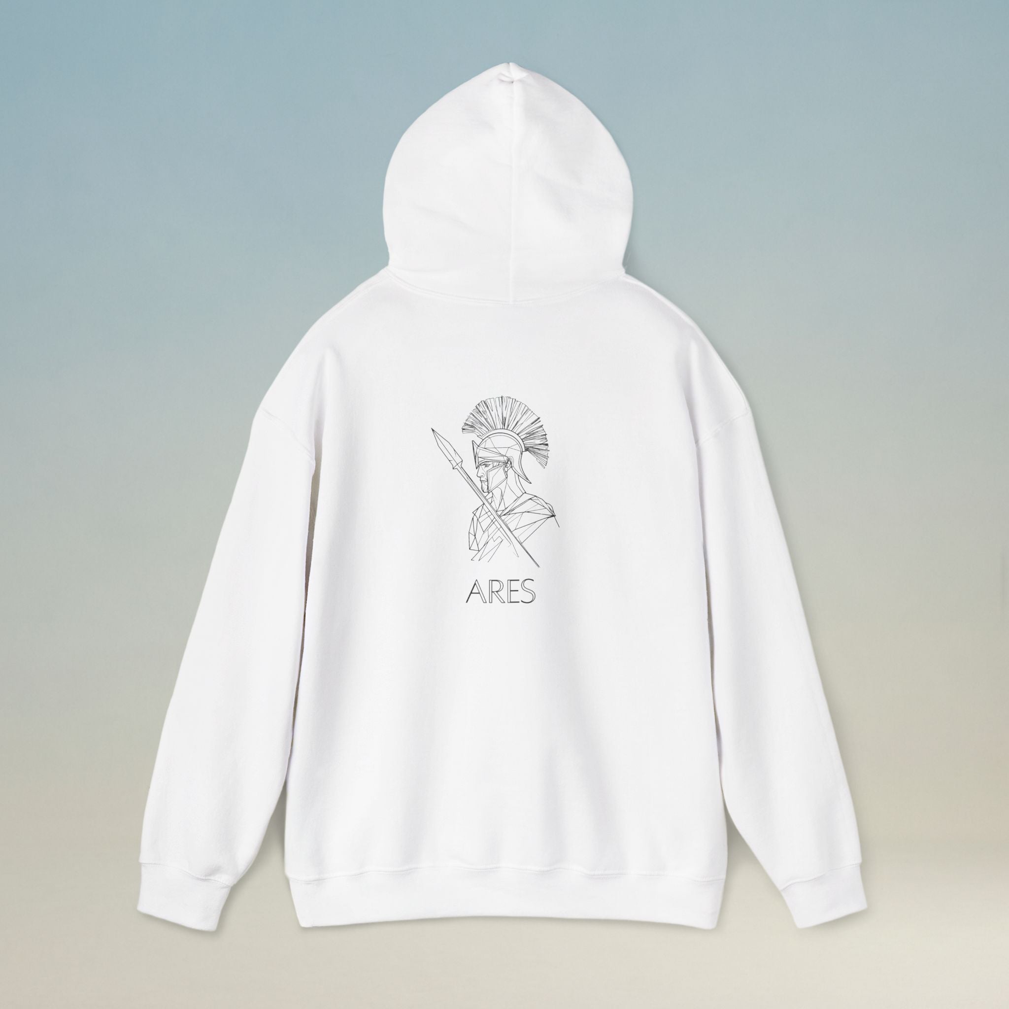 Ares Greek Mythology design printed on a hoodie