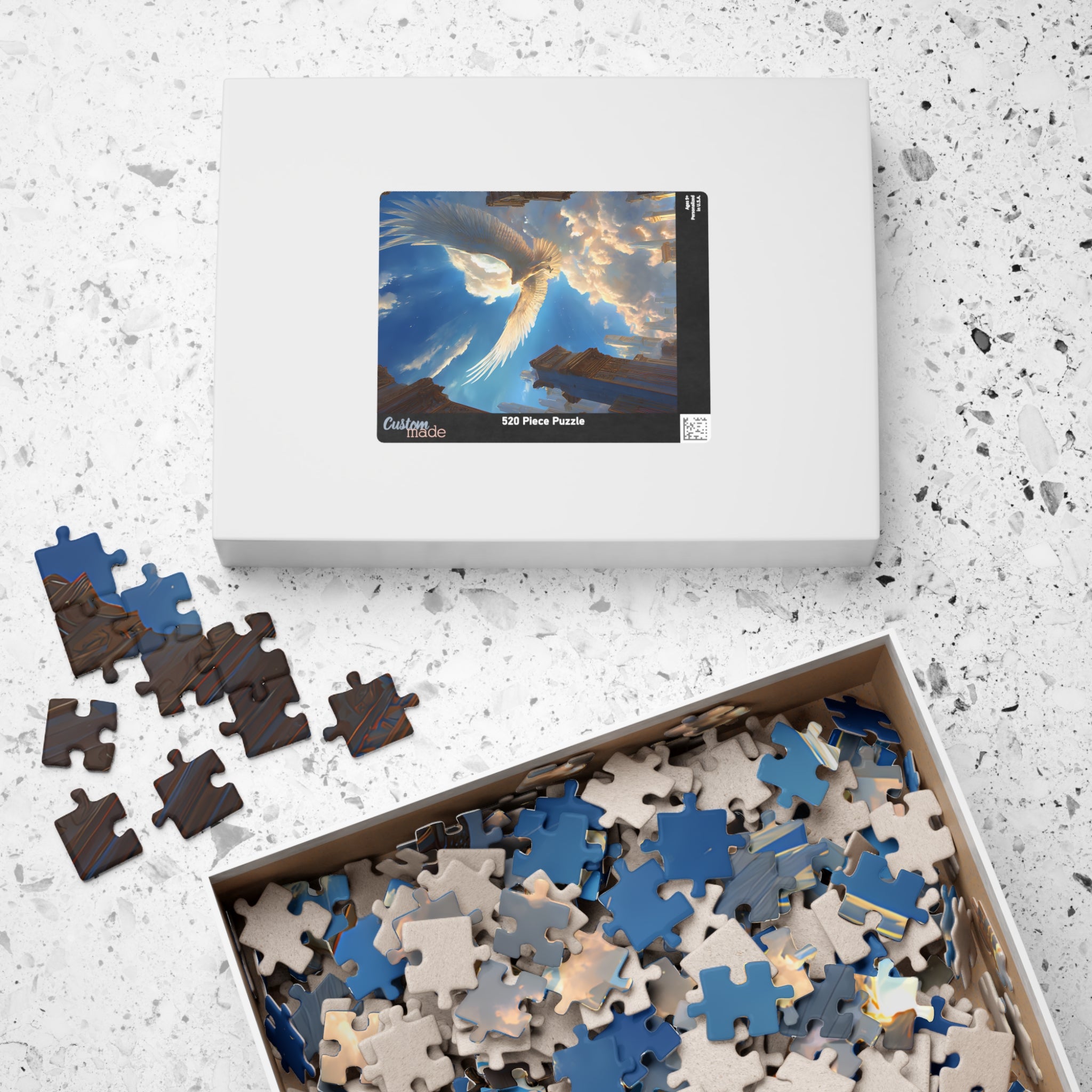 Horus jigsaw puzzle — design detail