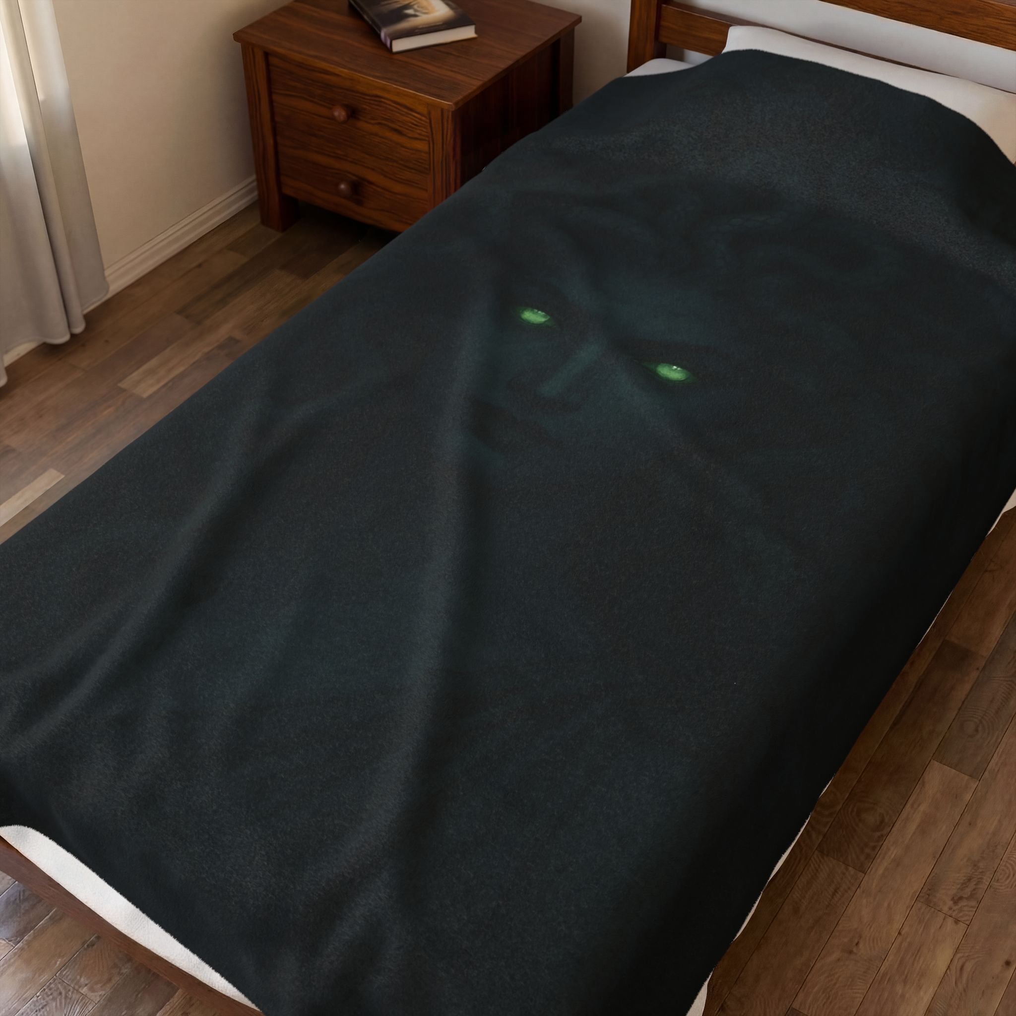 Medusa plush blanket — shown from another angle