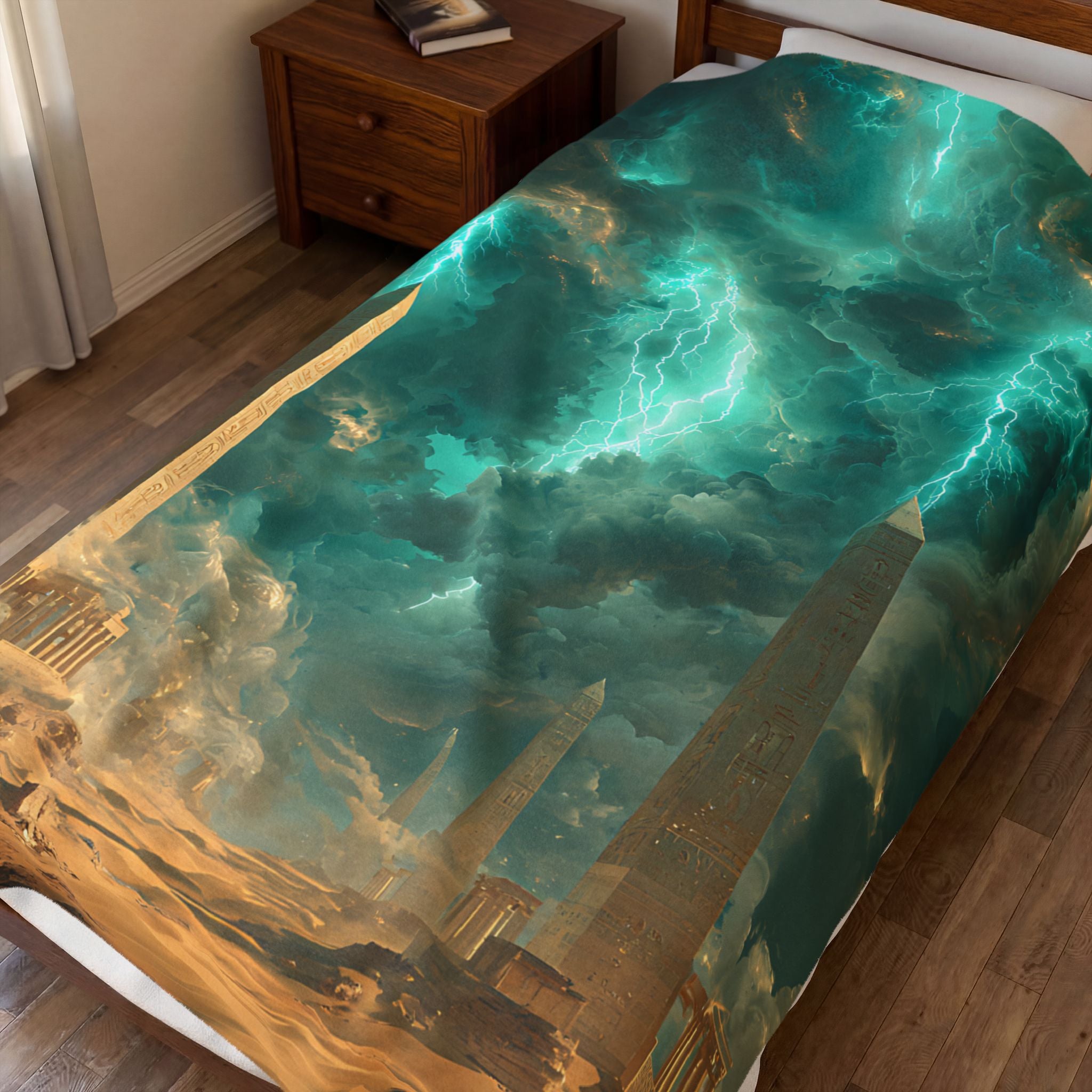 Set plush blanket — close-up of the printed artwork