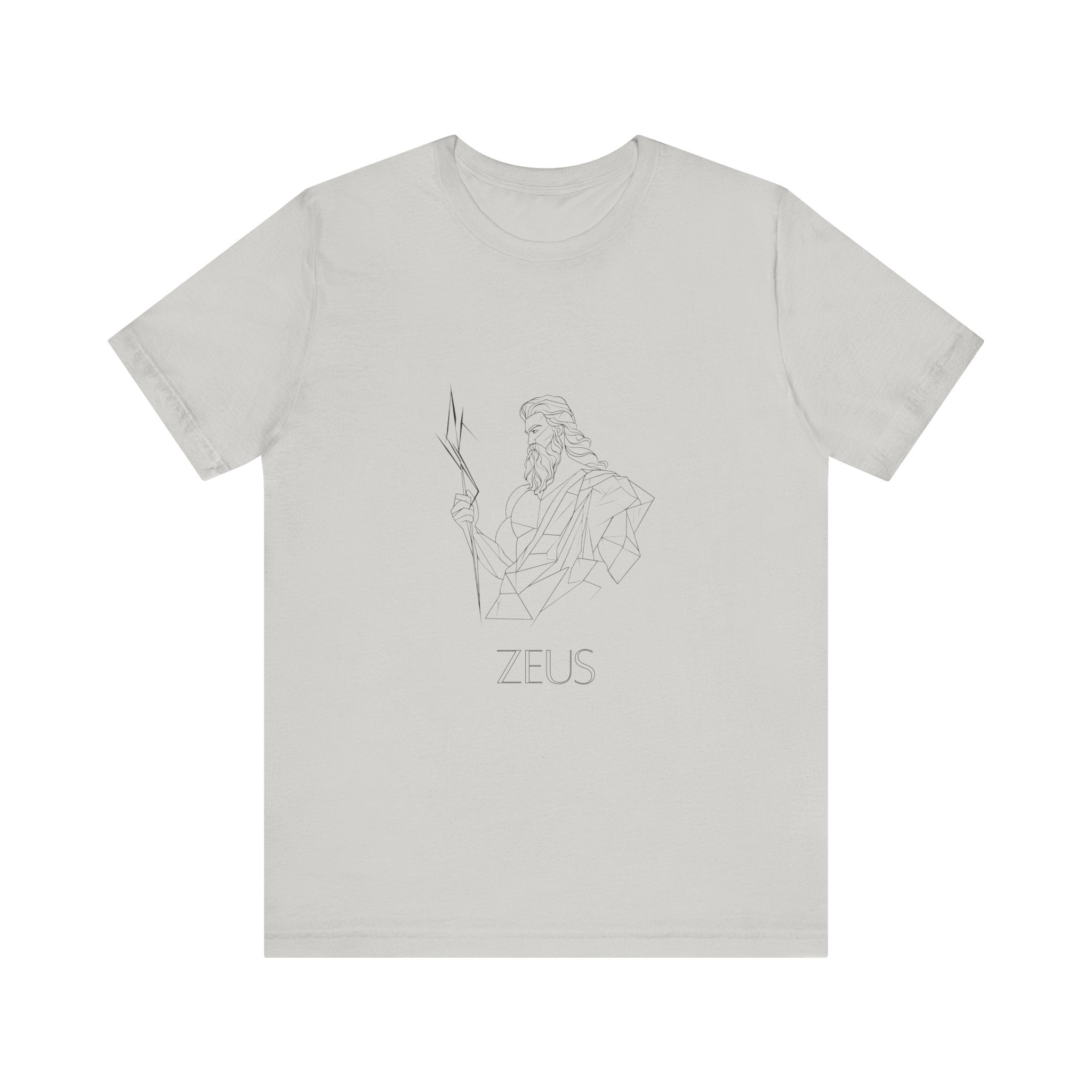 Zeus t-shirt — shown from another angle
