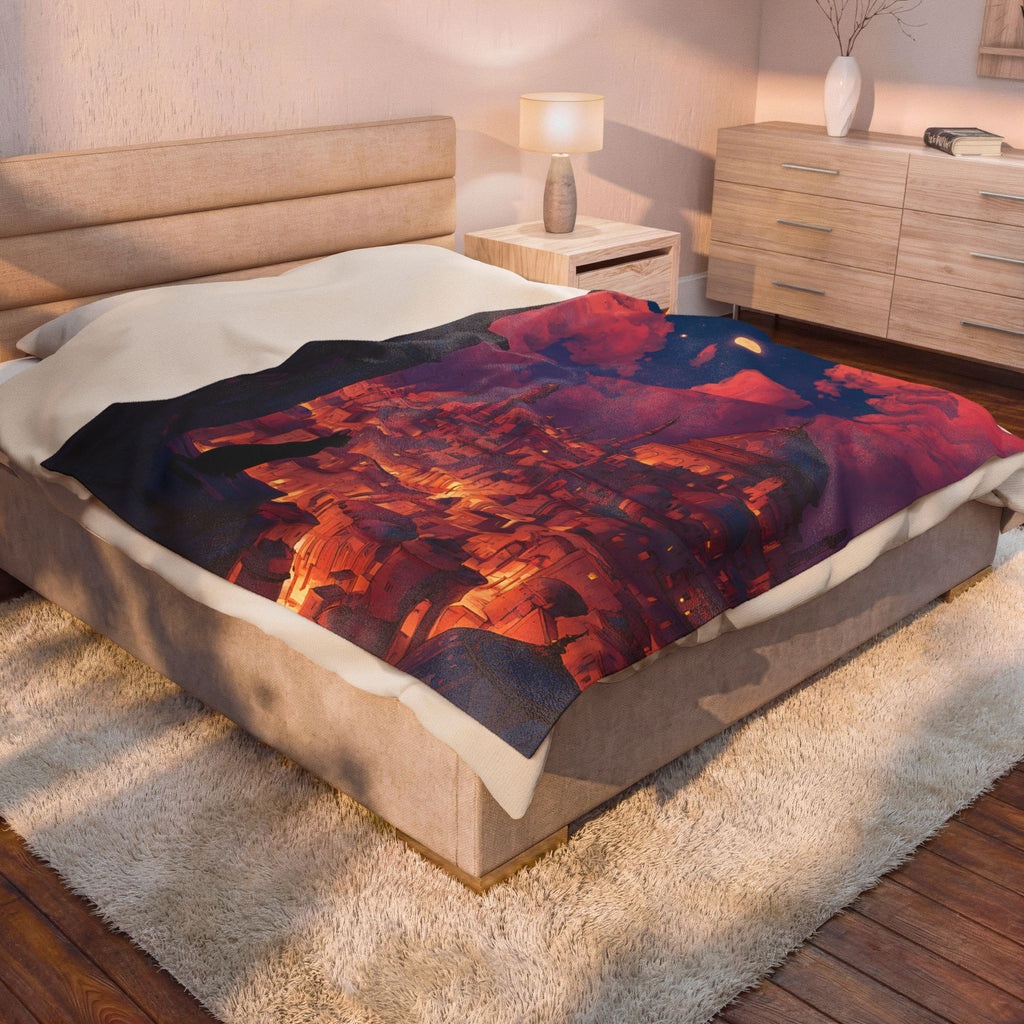Bastet plush blanket — shown from another angle