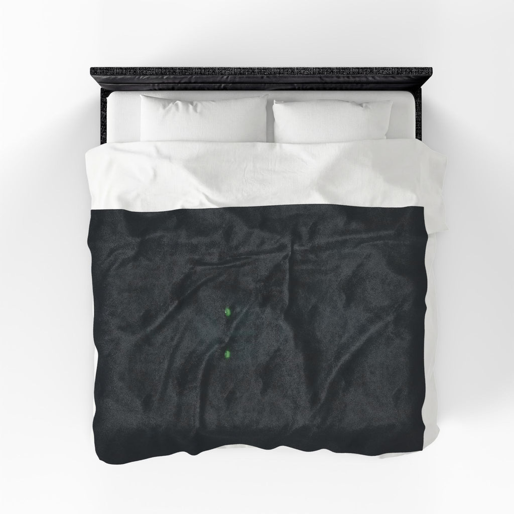 Medusa plush blanket — lifestyle view