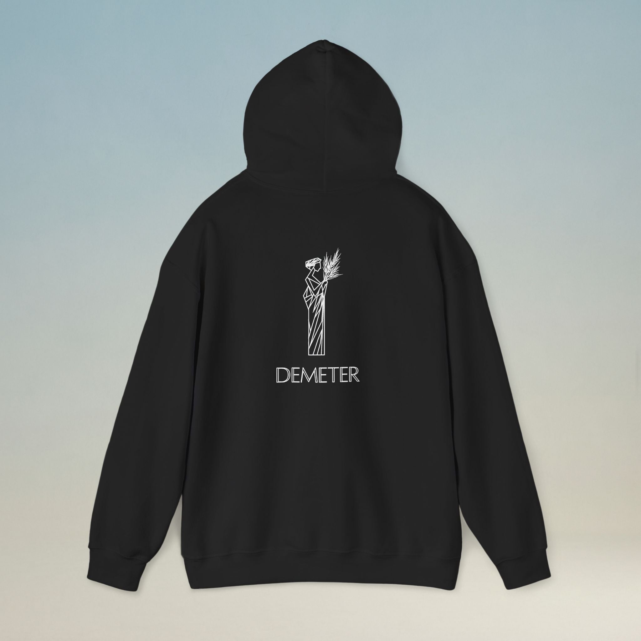 Demeter hoodie — shown in a styled setting
