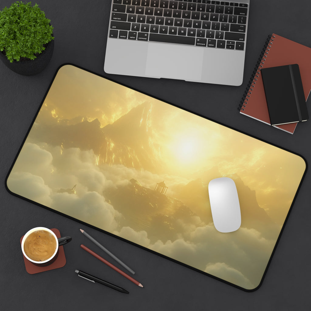 Mount Olympus desk mat — full product view