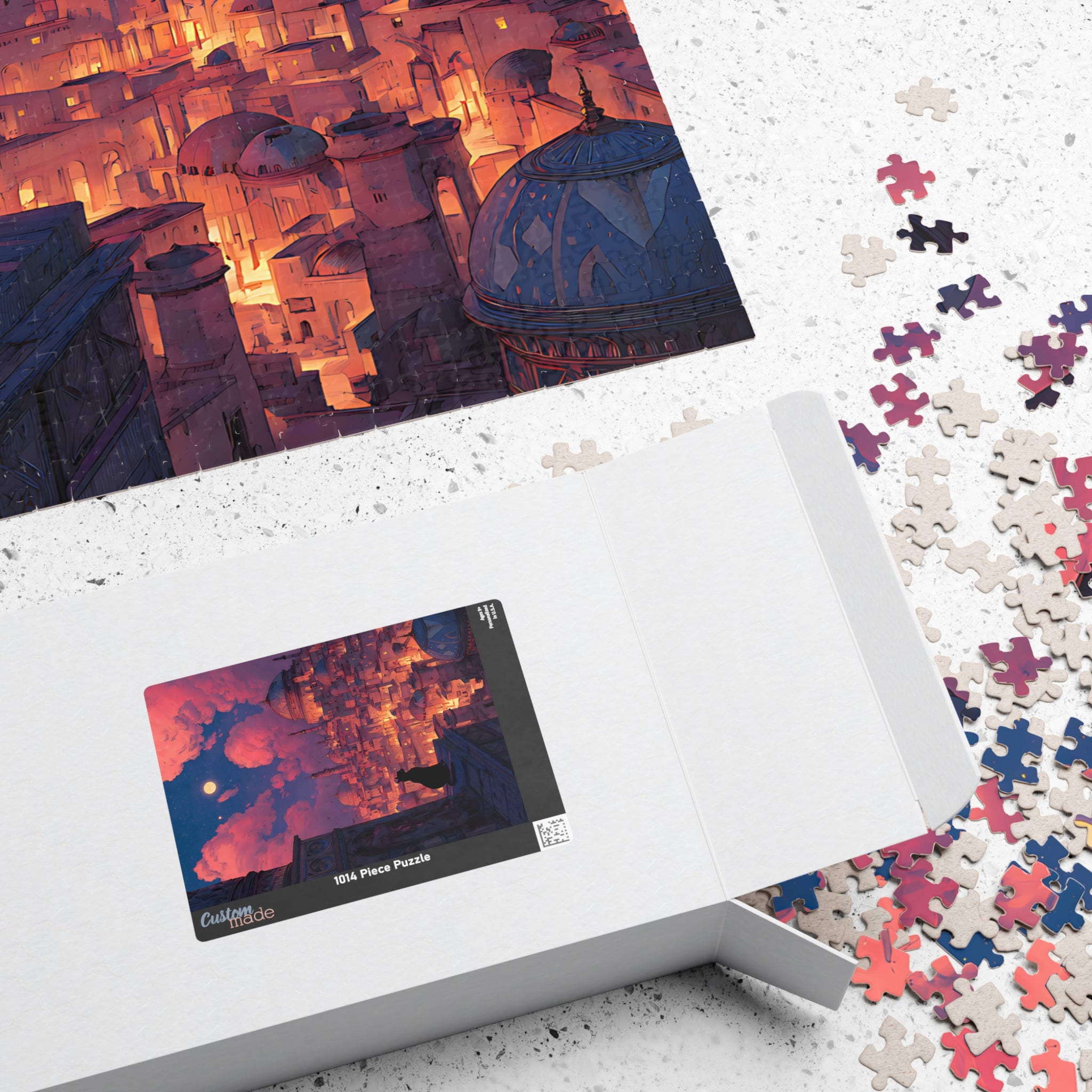 Bastet jigsaw puzzle — shown in a styled setting