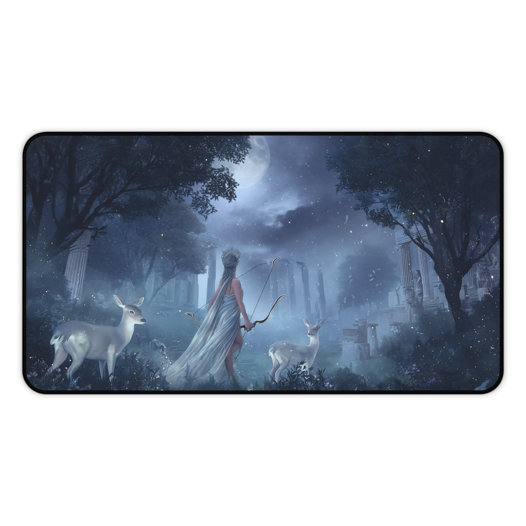 Artemis Greek Mythology design printed on a desk mat