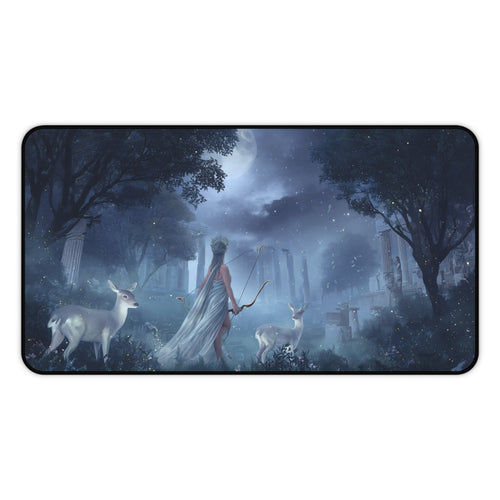 Artemis Greek Mythology design printed on a desk mat