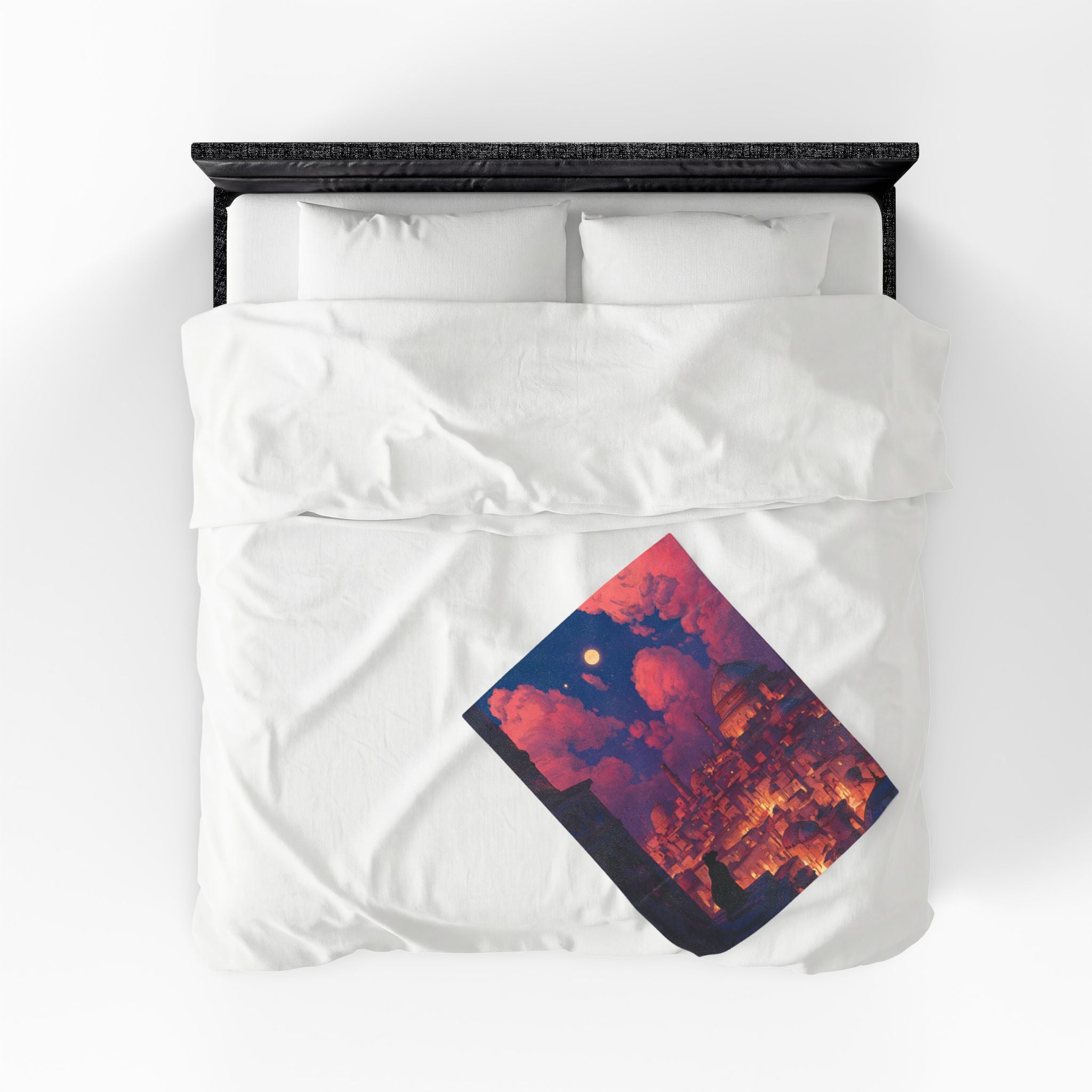 Bastet plush blanket — design detail