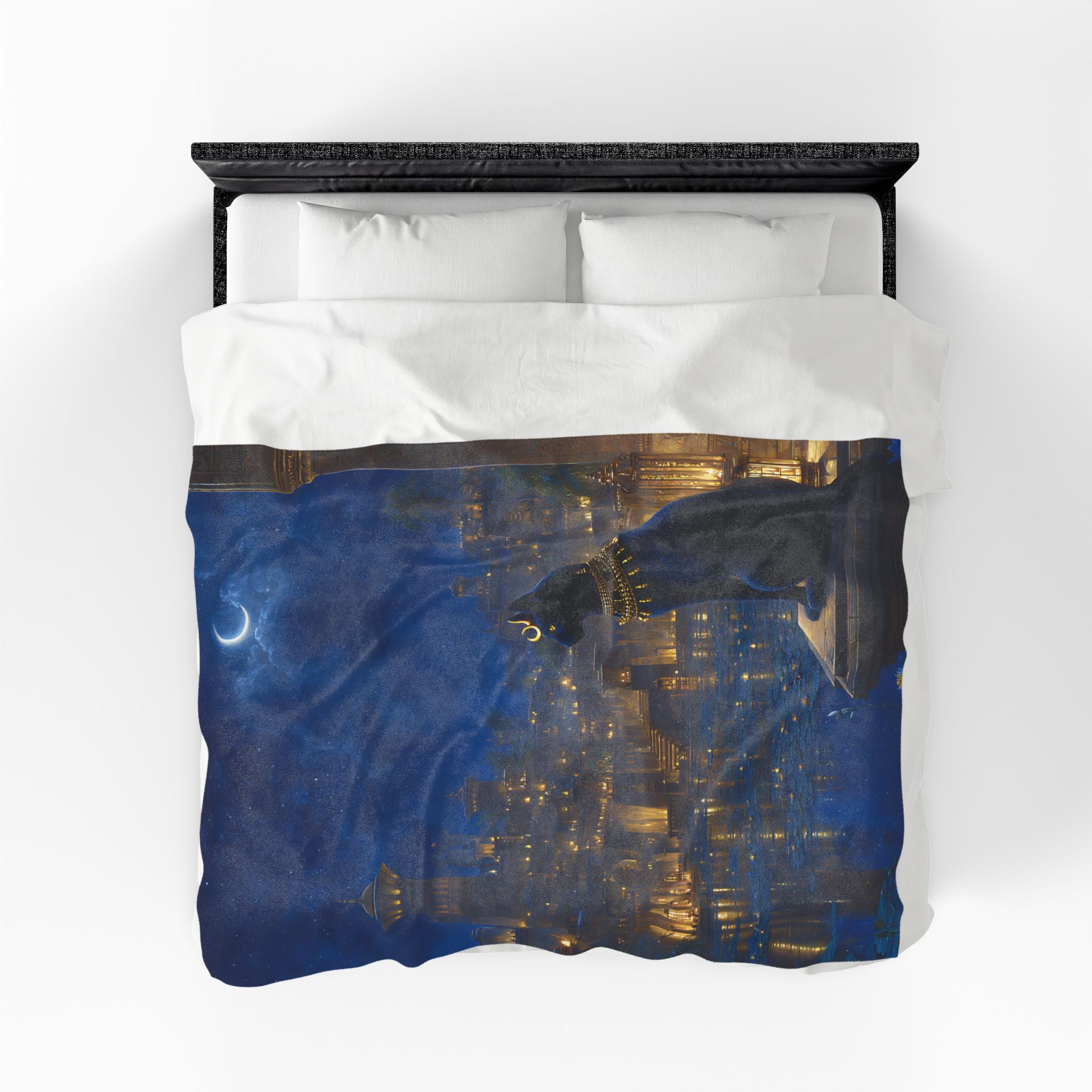 Bastet plush blanket — design detail