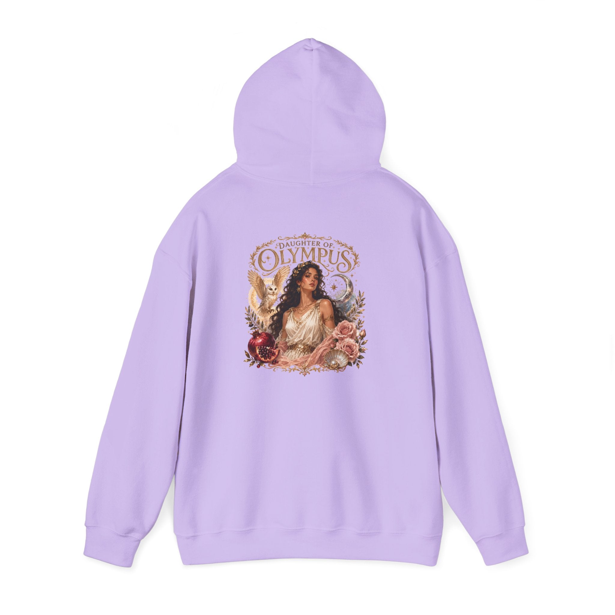 Mount Olympus hoodie — design detail