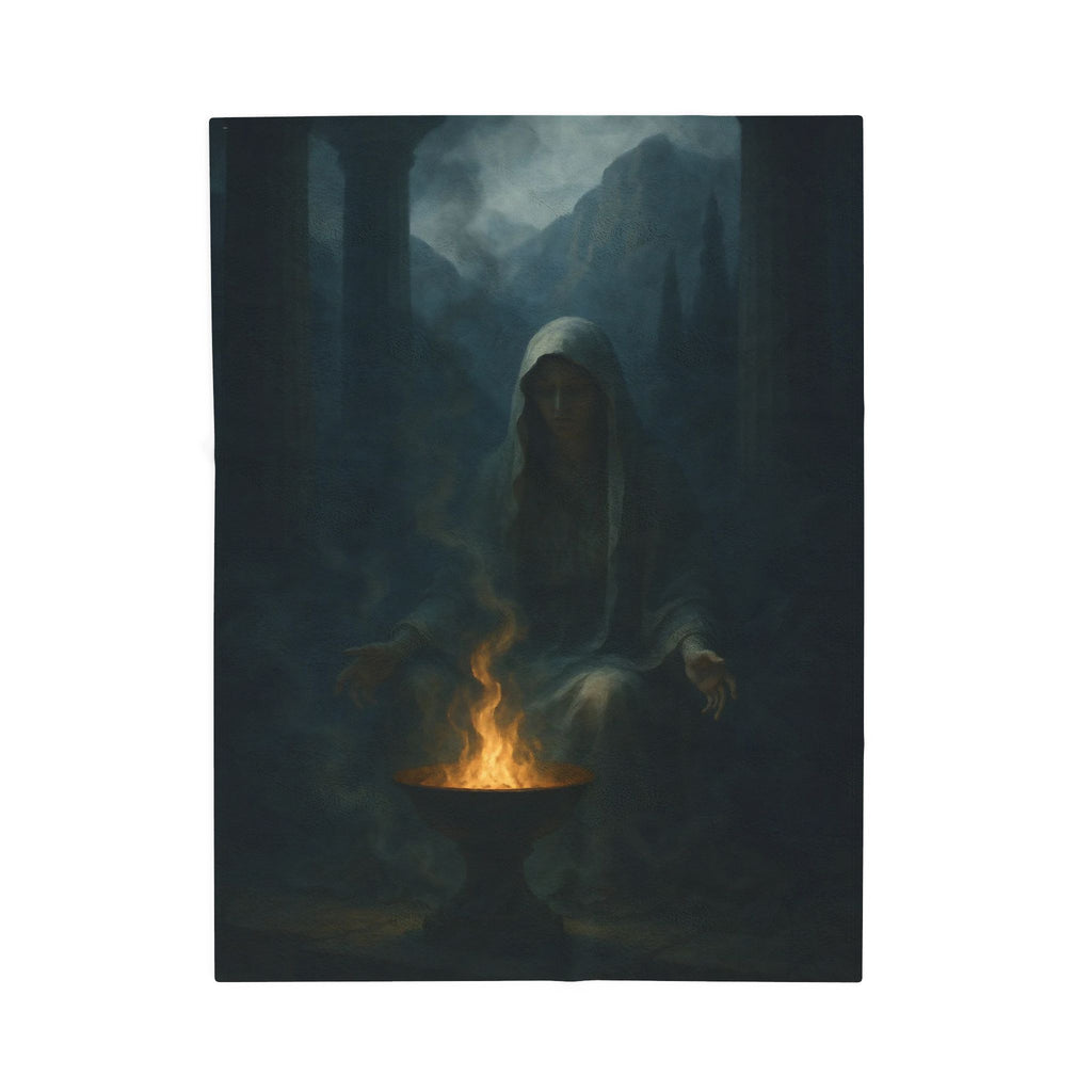 Hecate Greek Mythology design printed on a plush blanket