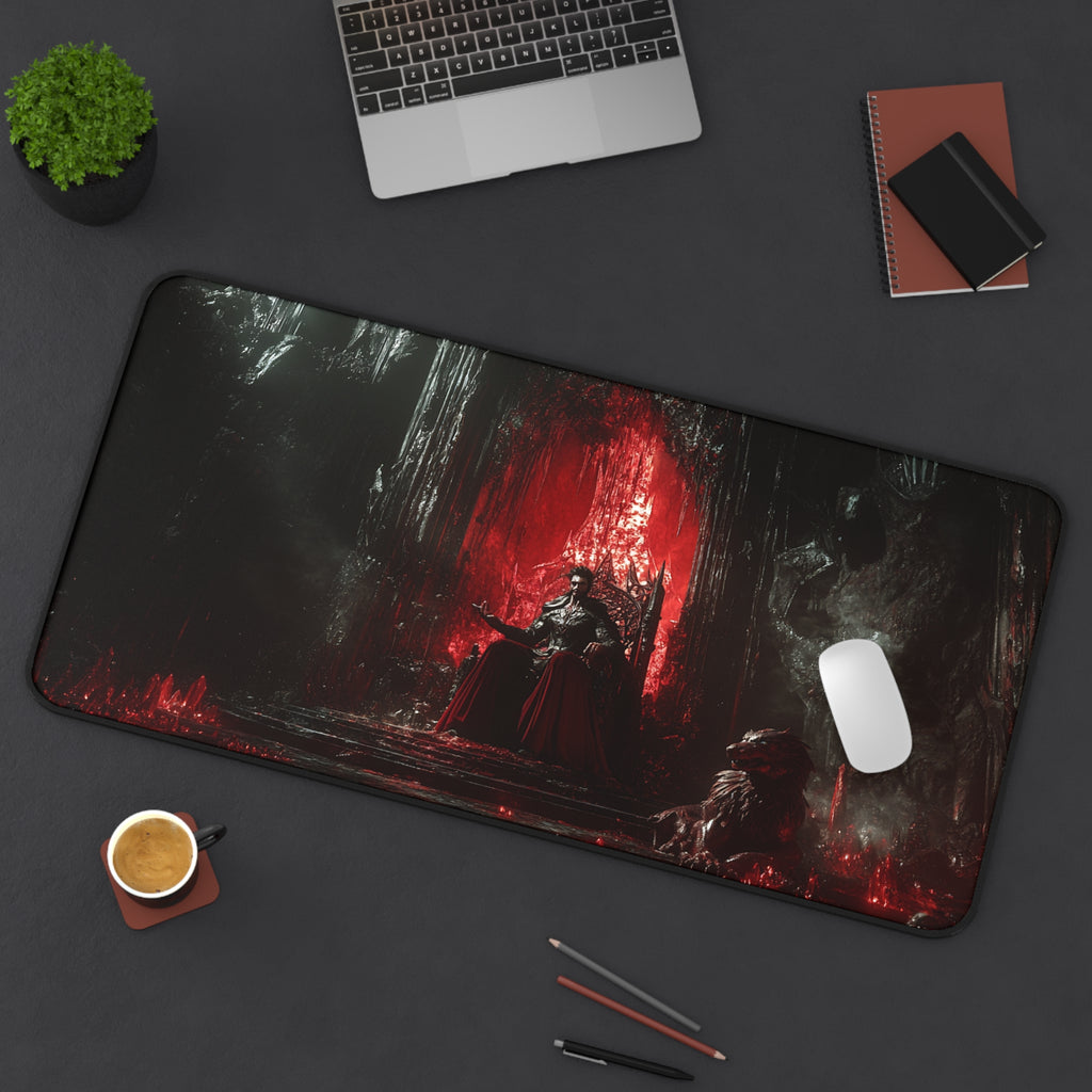 Hades desk mat — lifestyle view