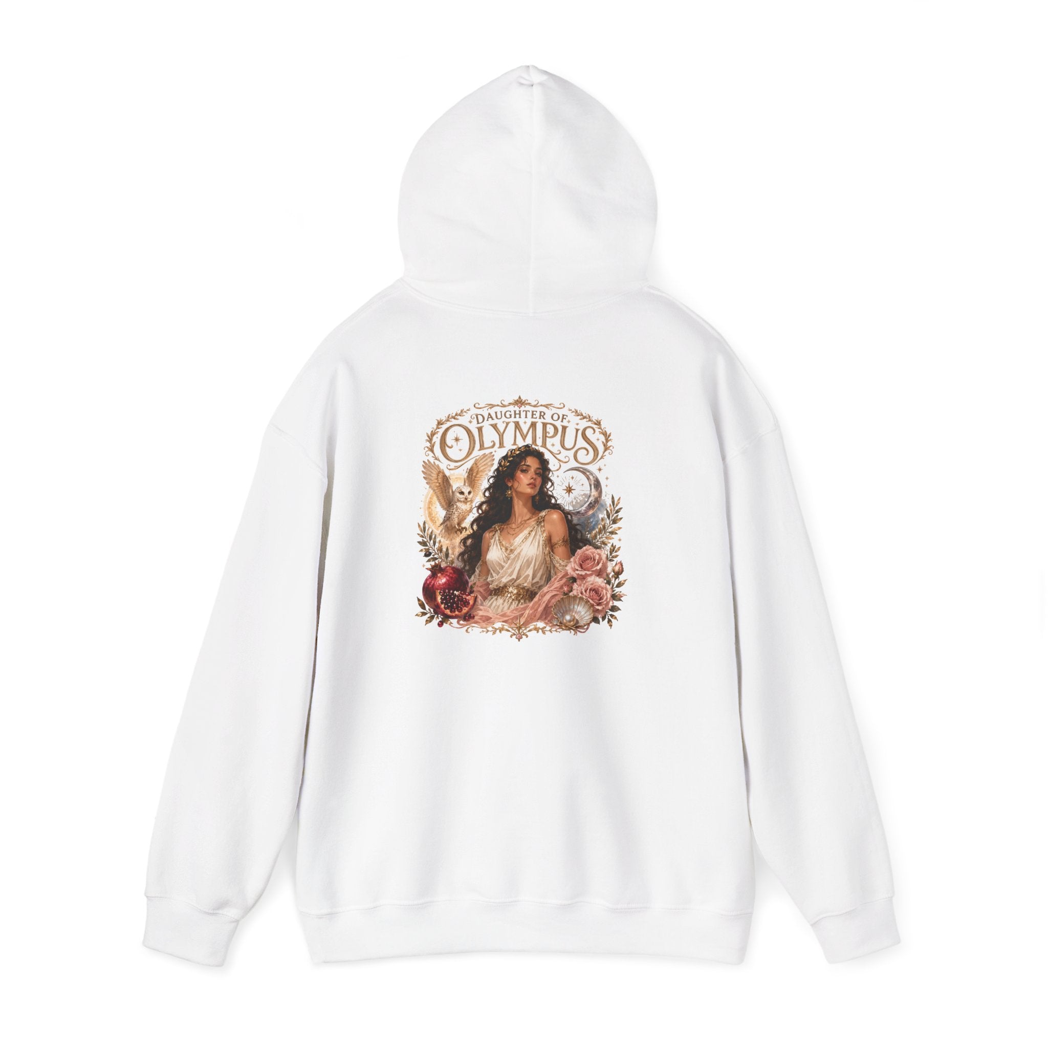 Mount Olympus Greek Mythology design printed on a hoodie