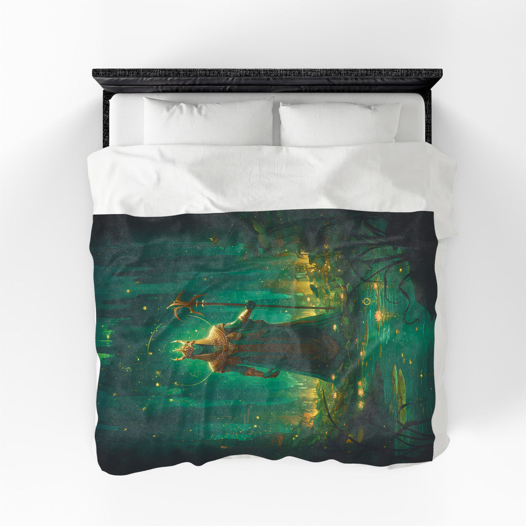 Osiris plush blanket — full product view