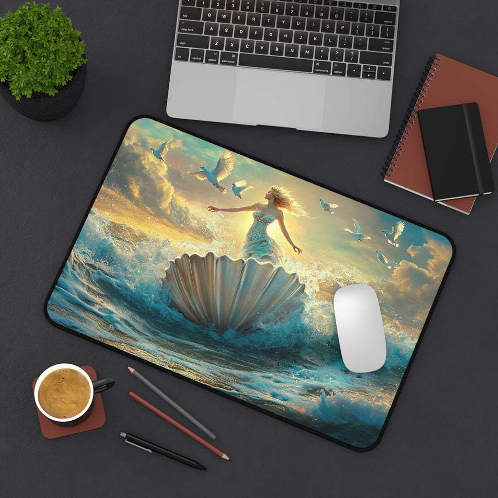 Aphrodite Greek Mythology design printed on a desk mat
