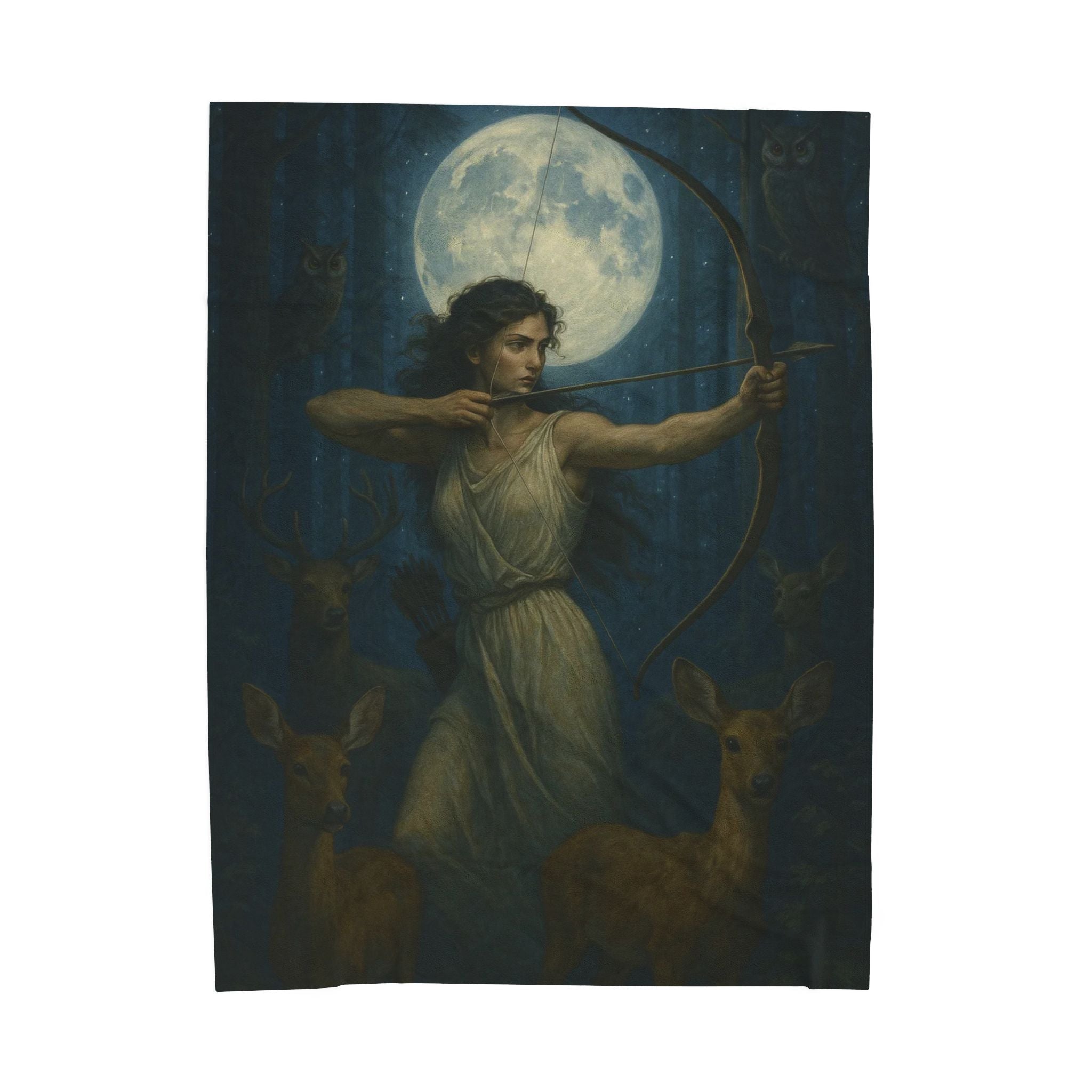 Artemis plush blanket — shown in a styled setting