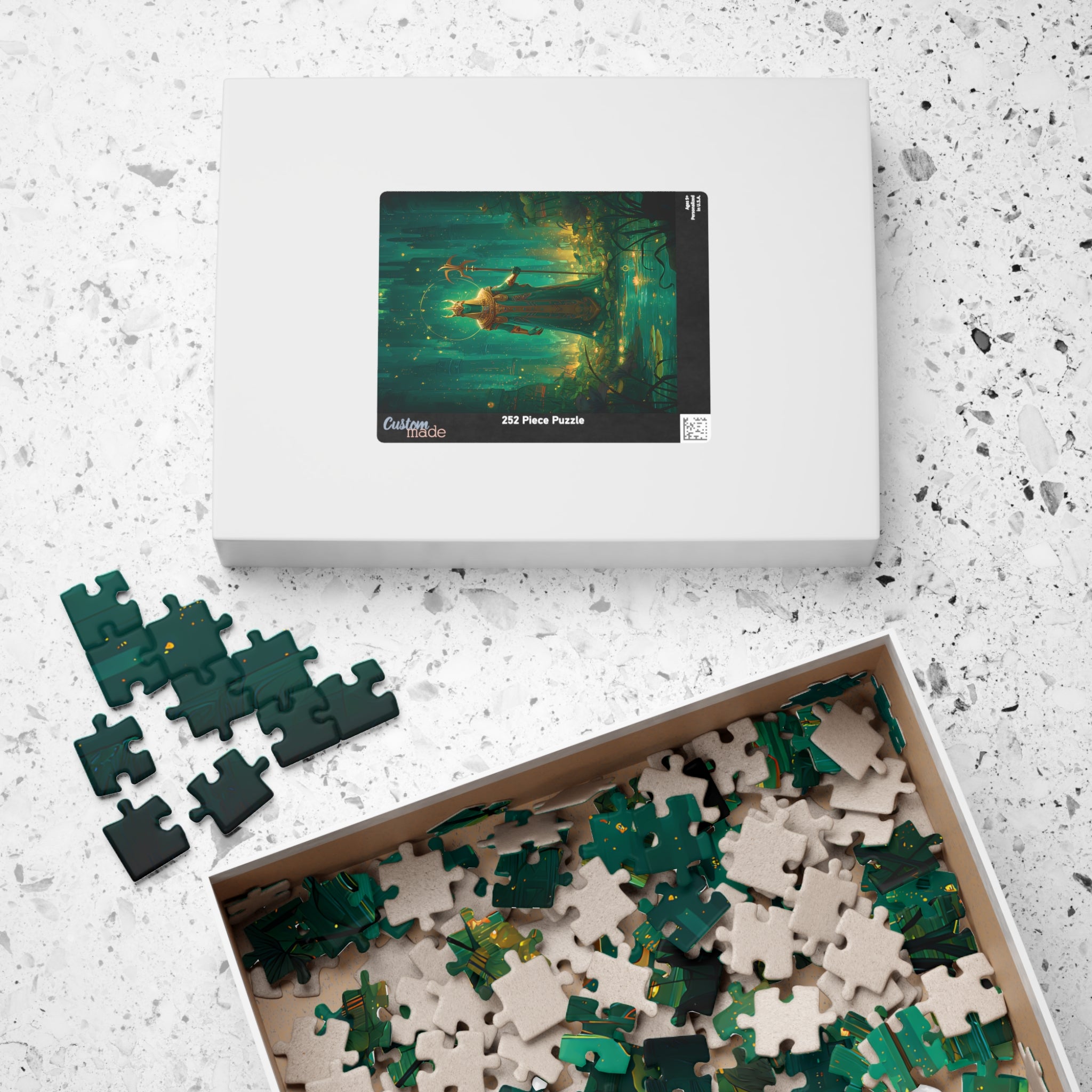 Osiris jigsaw puzzle — close-up of the printed artwork