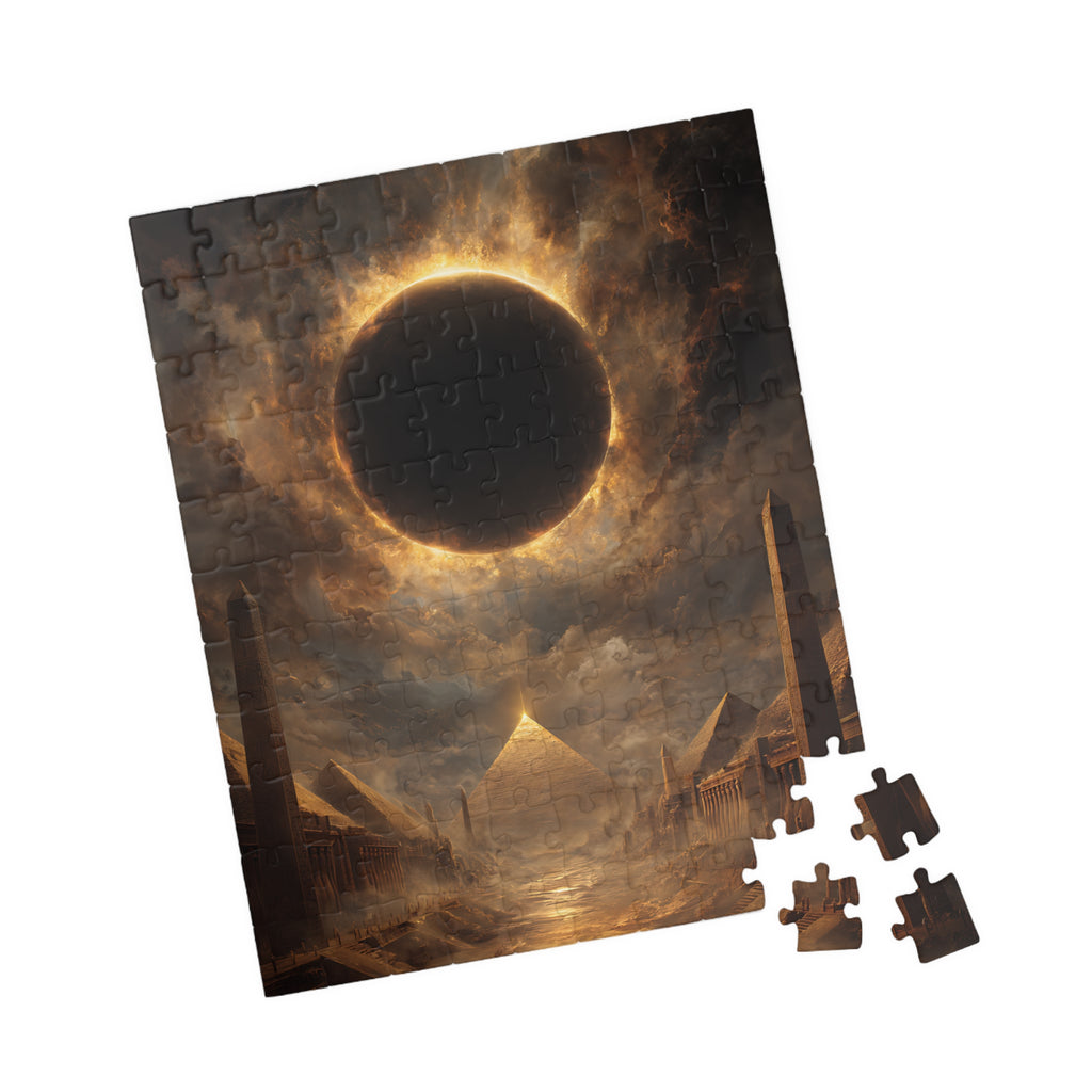 Ra jigsaw puzzle — shown in a styled setting