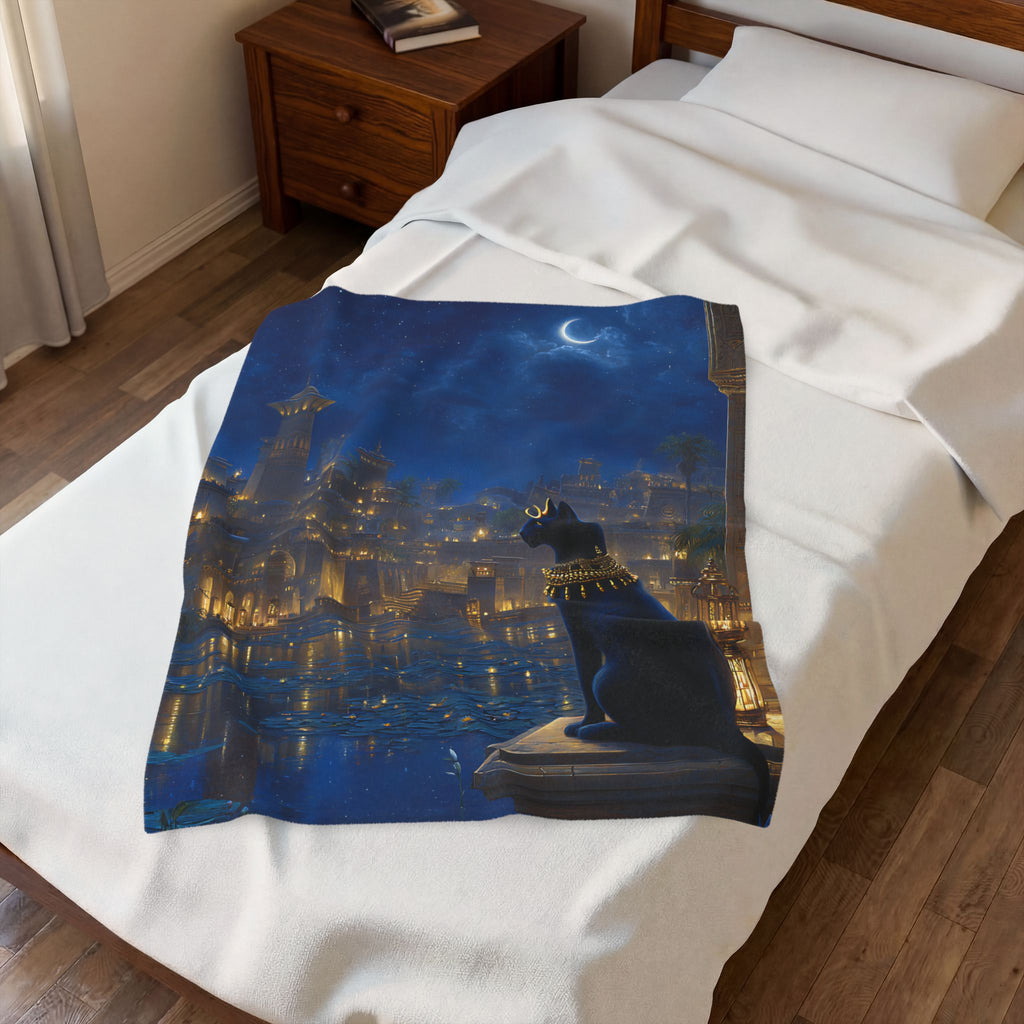 Bastet plush blanket — shown from another angle