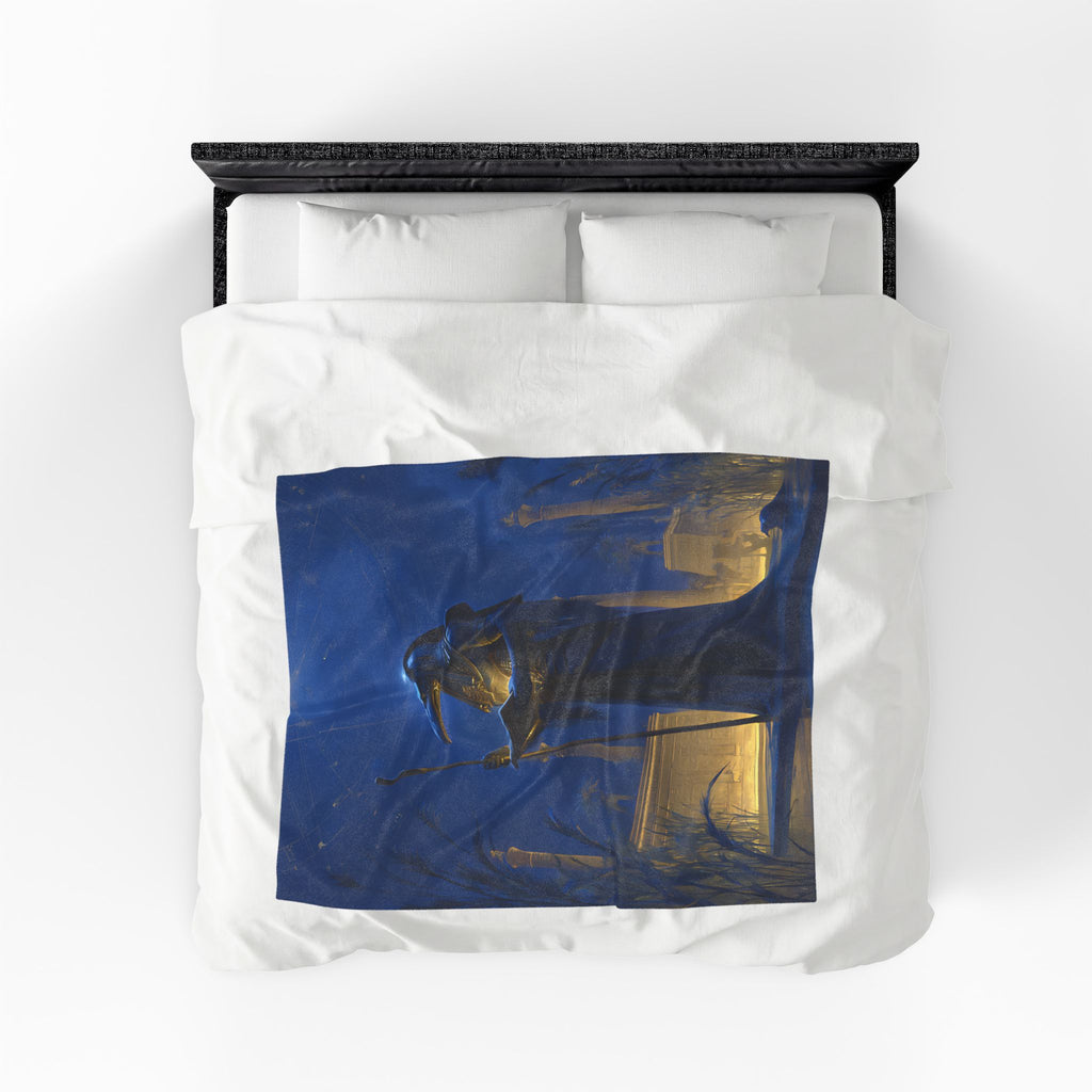 Thoth plush blanket — design detail