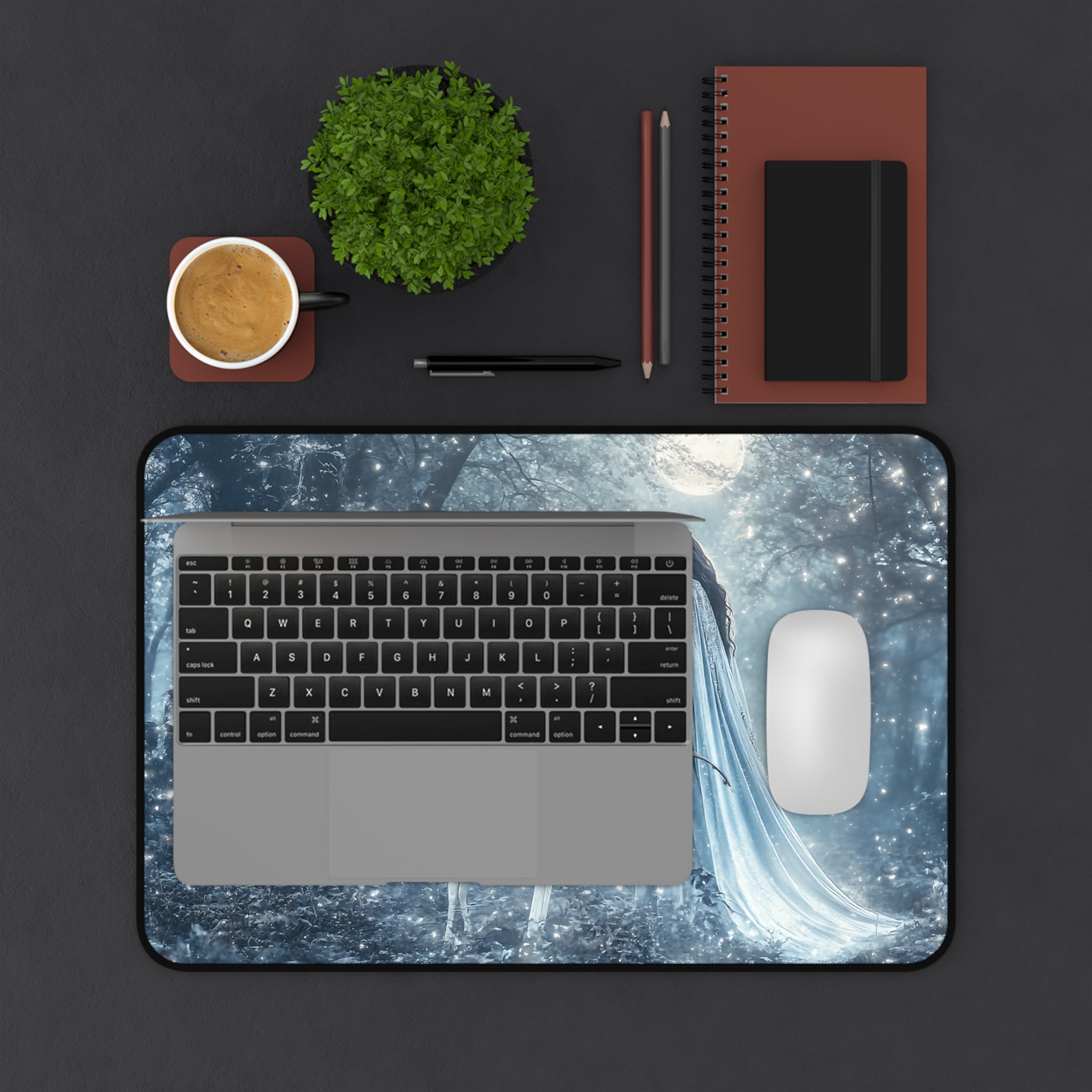 Artemis desk mat — shown in a styled setting
