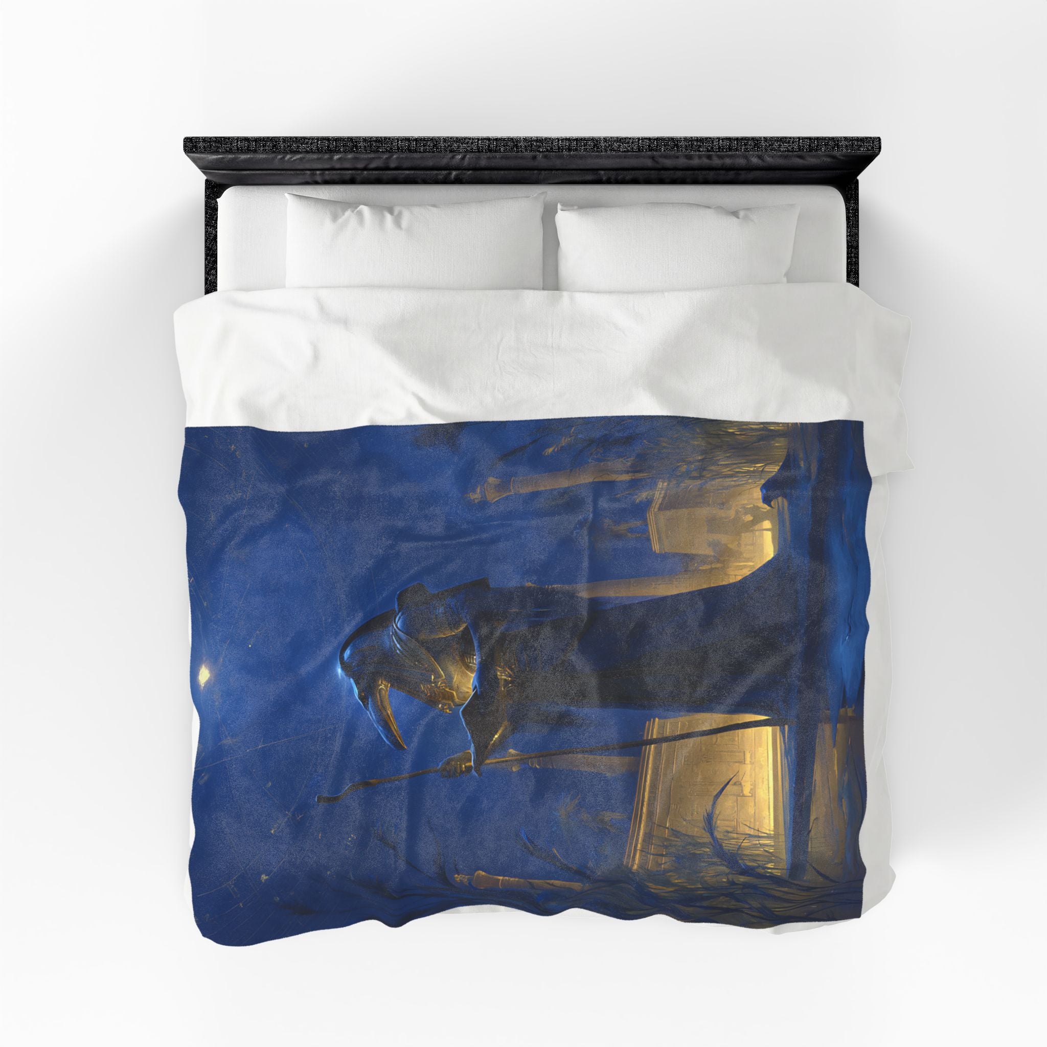 Thoth plush blanket — full product view