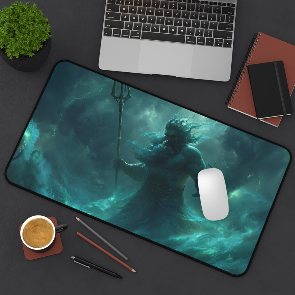 Poseidon desk mat — full product view