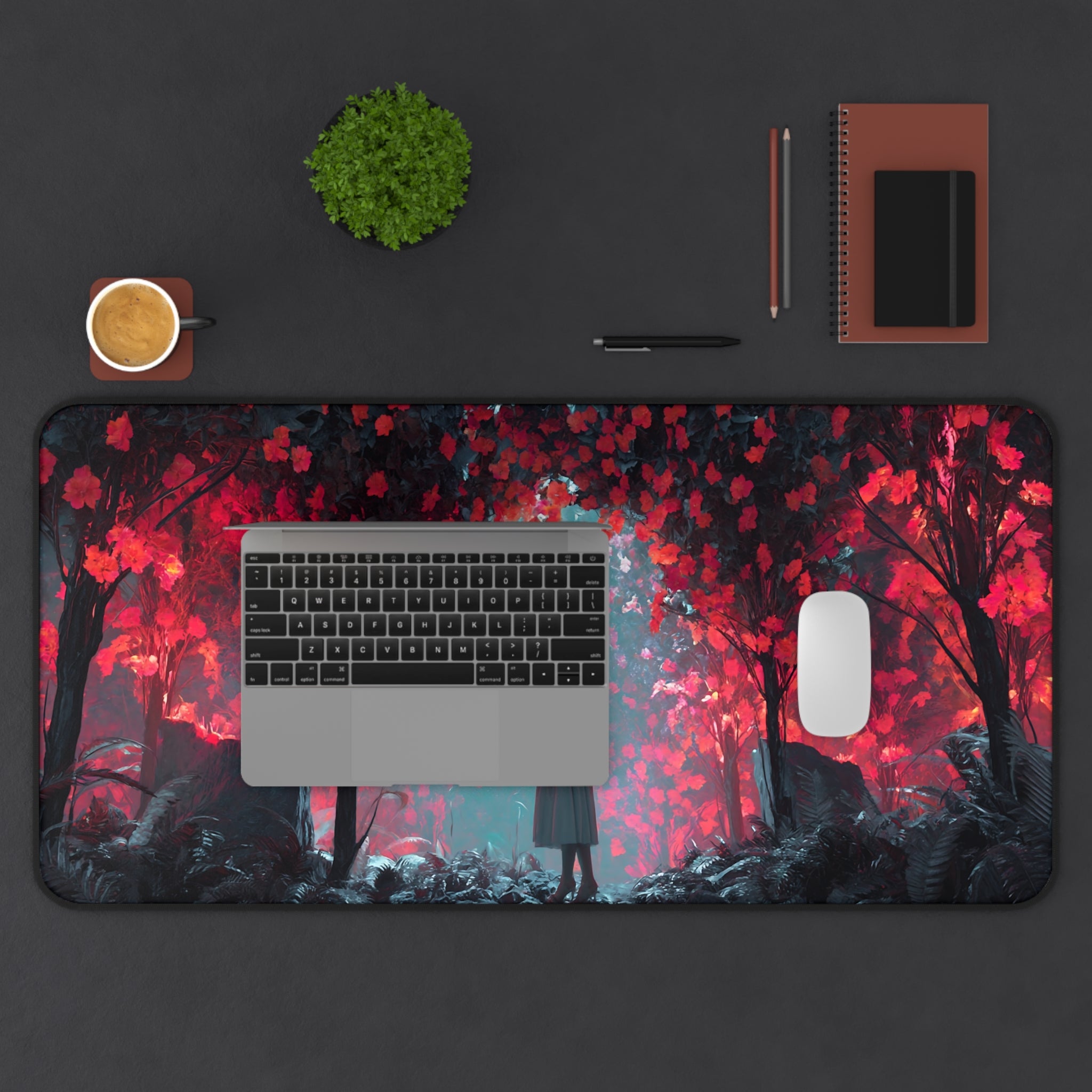 Persephone desk mat — shown from another angle