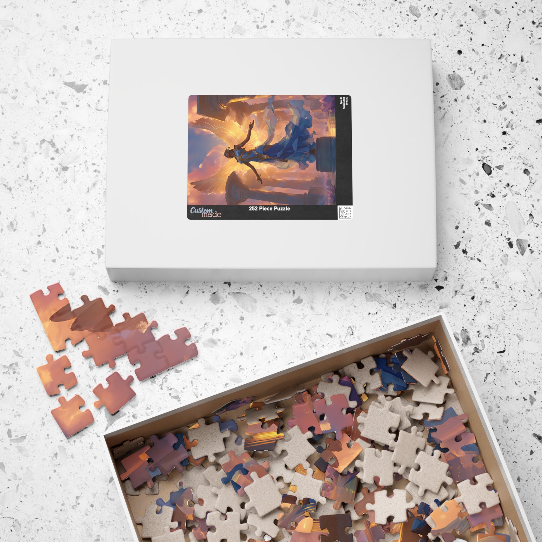 Isis jigsaw puzzle — design detail